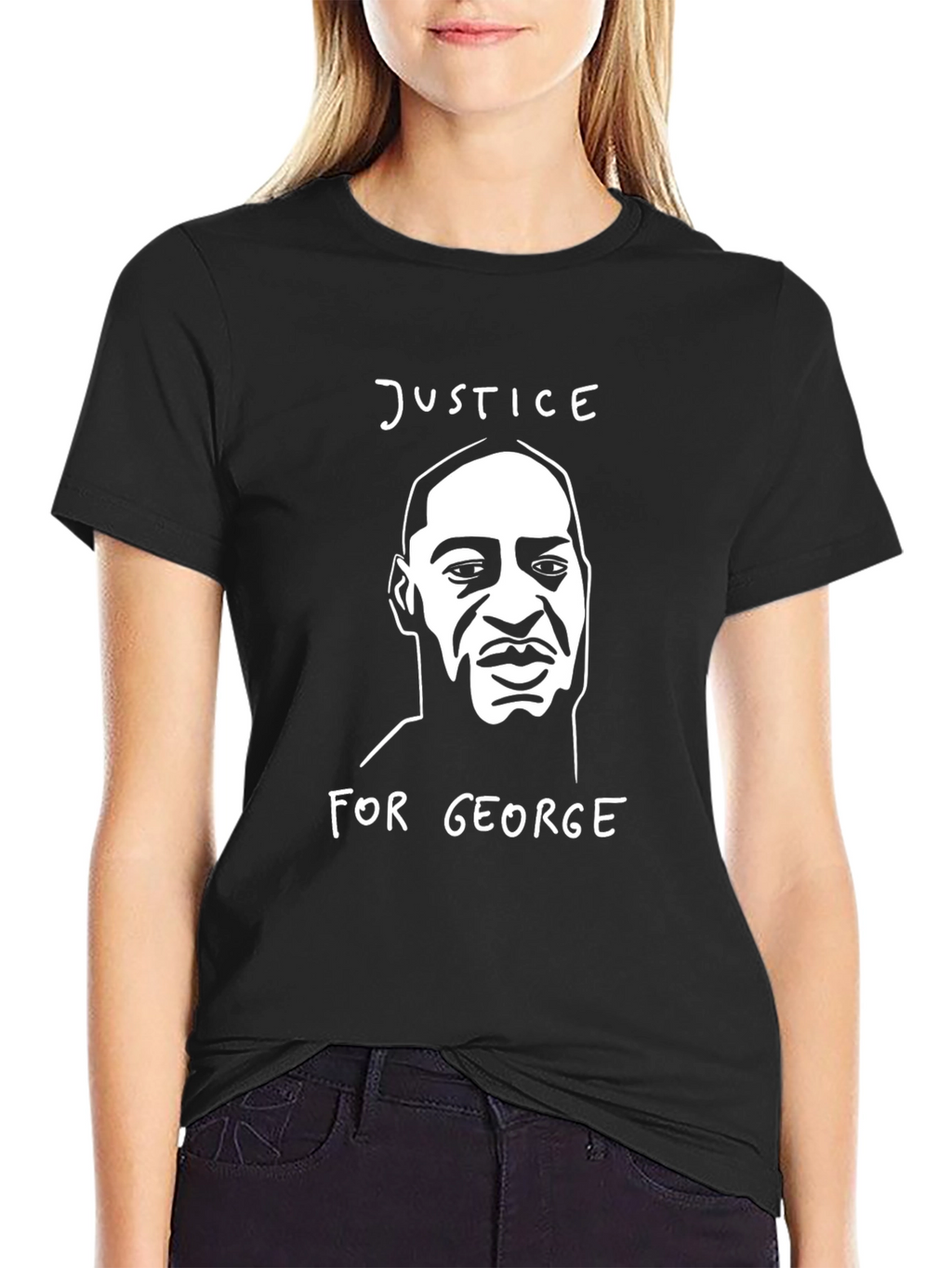 Justice for George Black T-Shirt