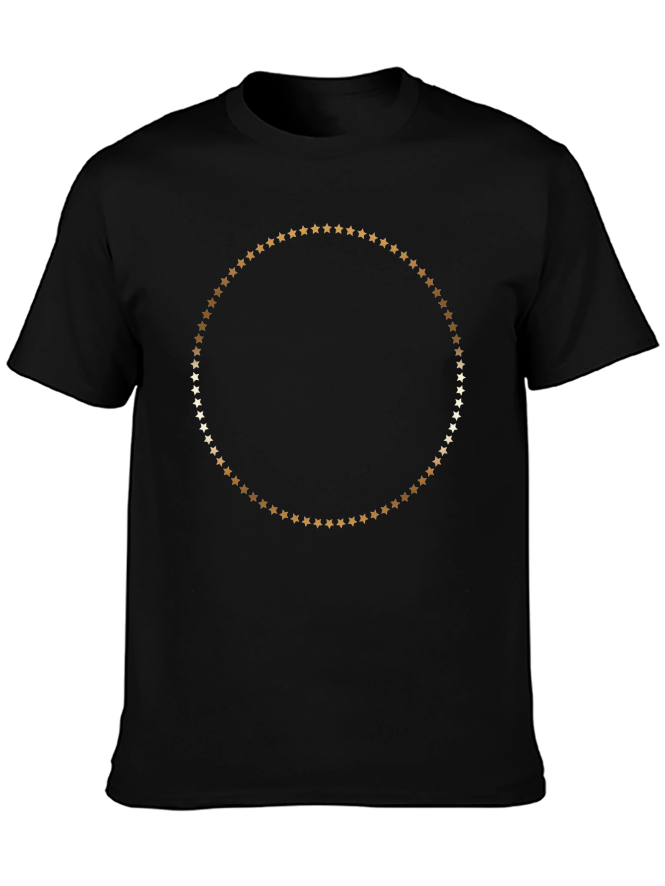 Star Circle Black T-Shirt