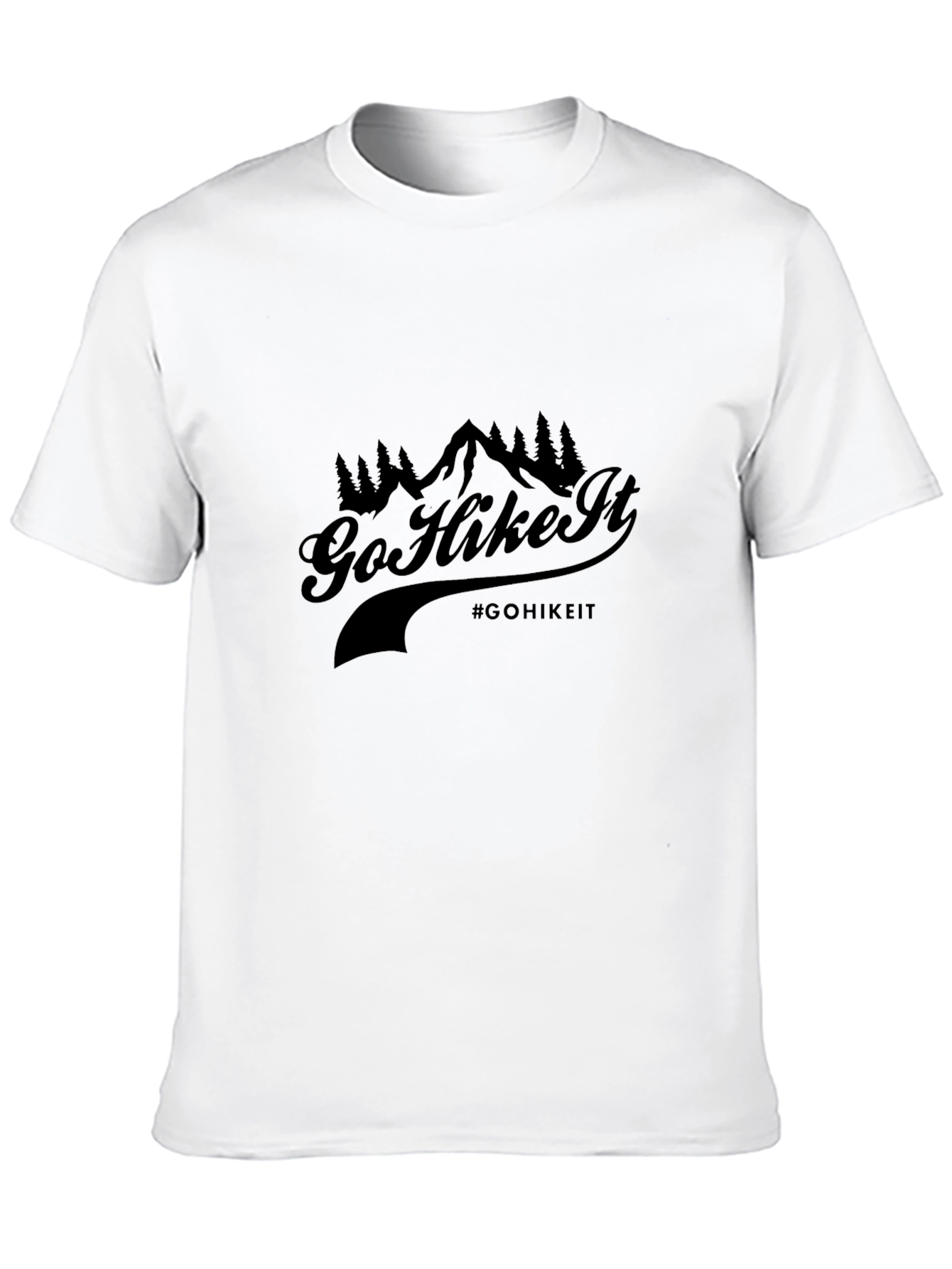 Go Hike It Black Graphic Tee