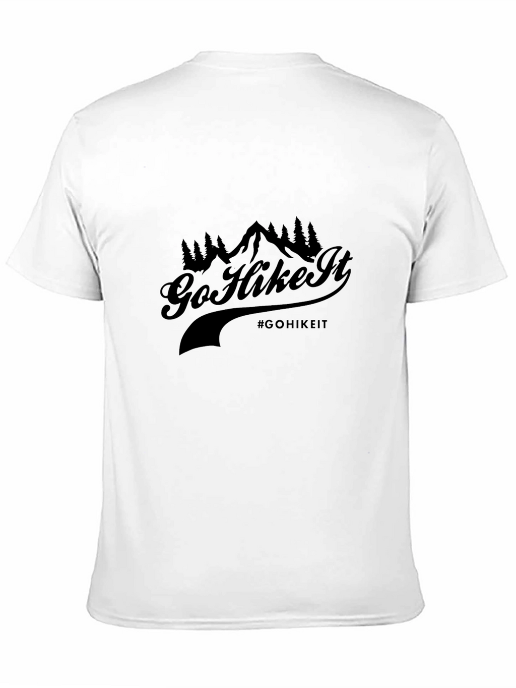 Go Hike It Black Graphic Tee