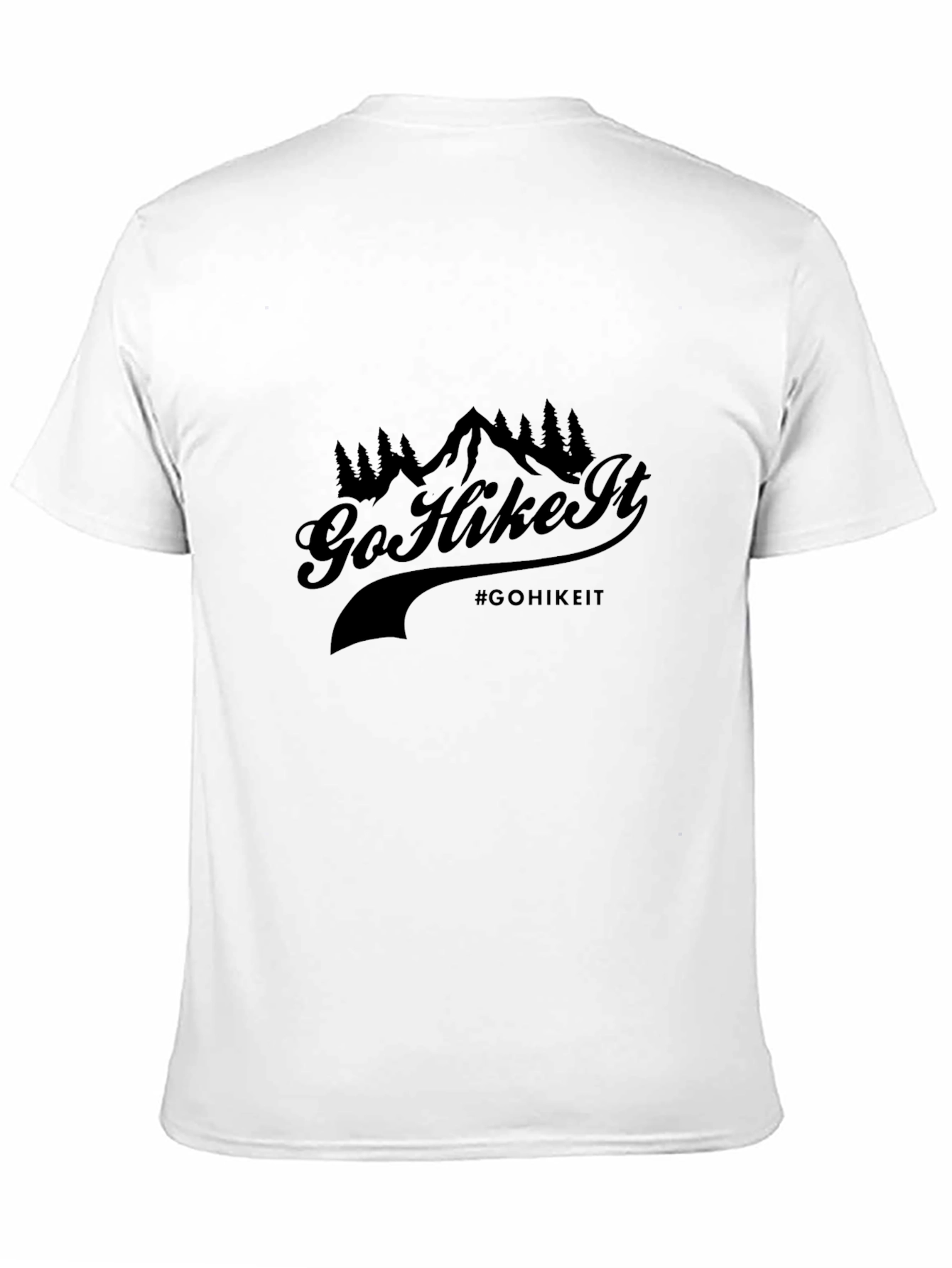 Go Hike It Black Graphic Tee