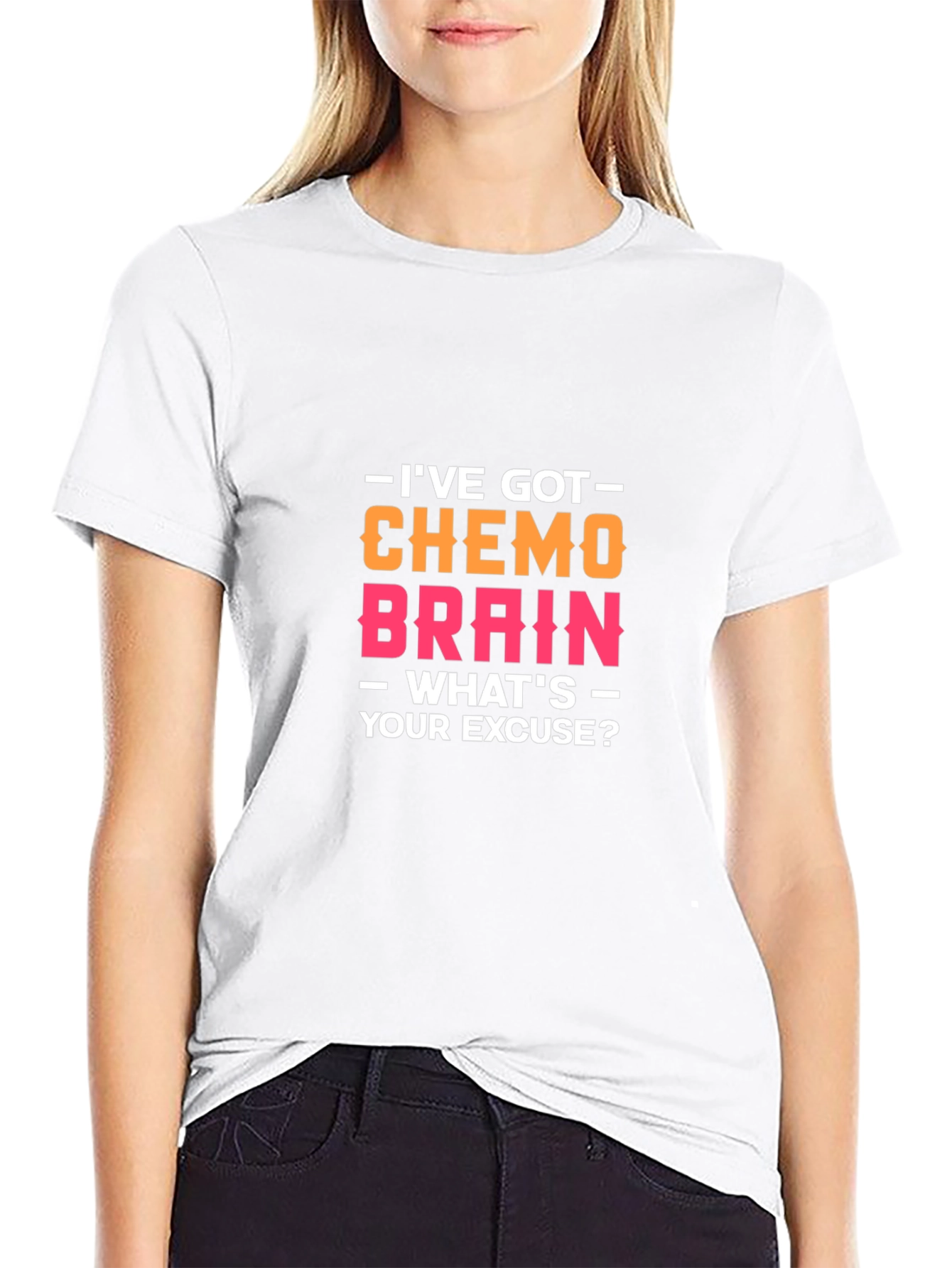 Chemo Brain Funny Graphic T-Shirt