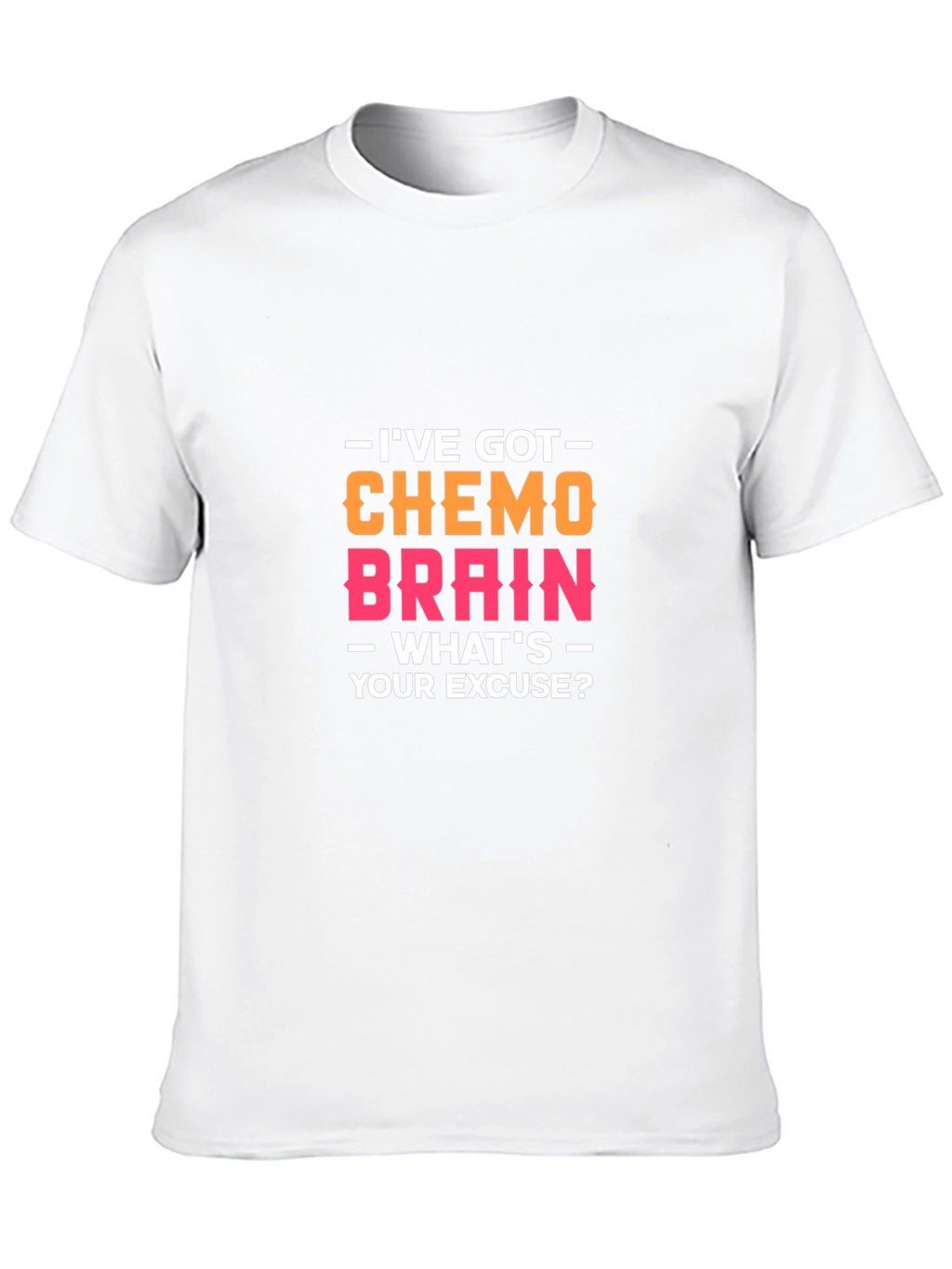 Chemo Brain Funny Graphic T-Shirt
