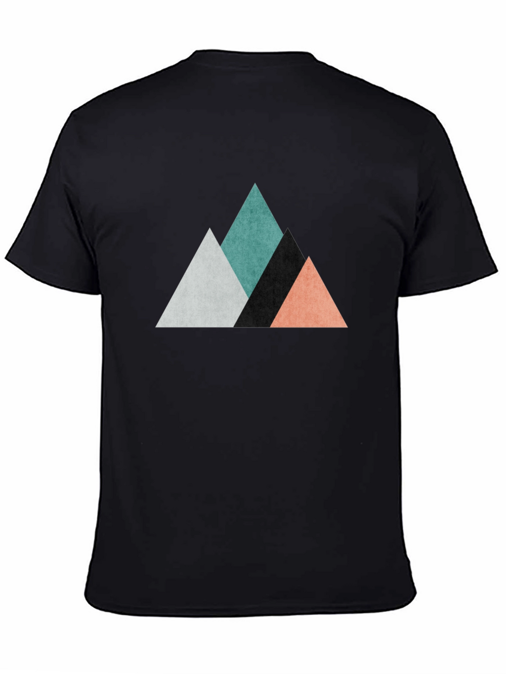 Modern Geometric Mountain T-Shirt