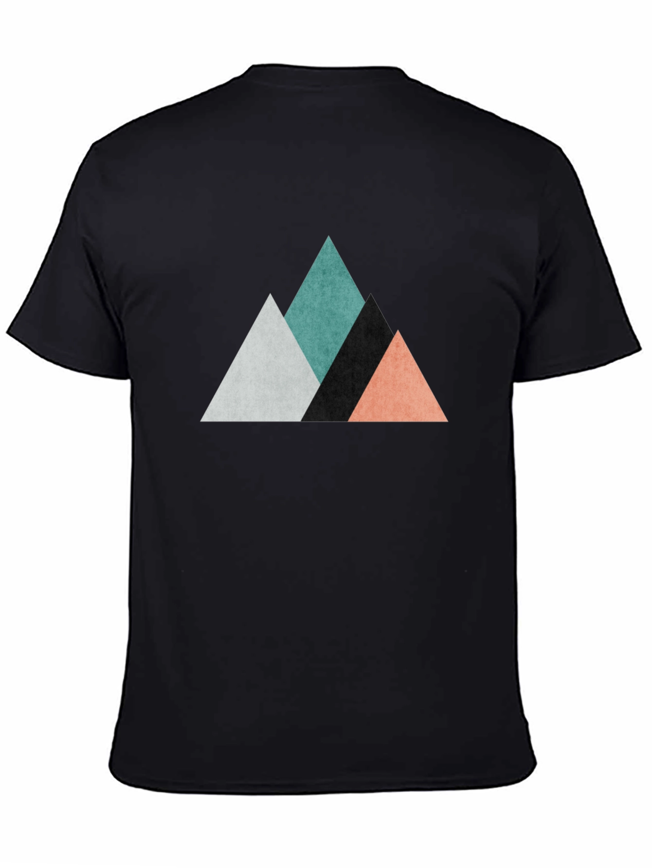 Modern Geometric Mountain T-Shirt