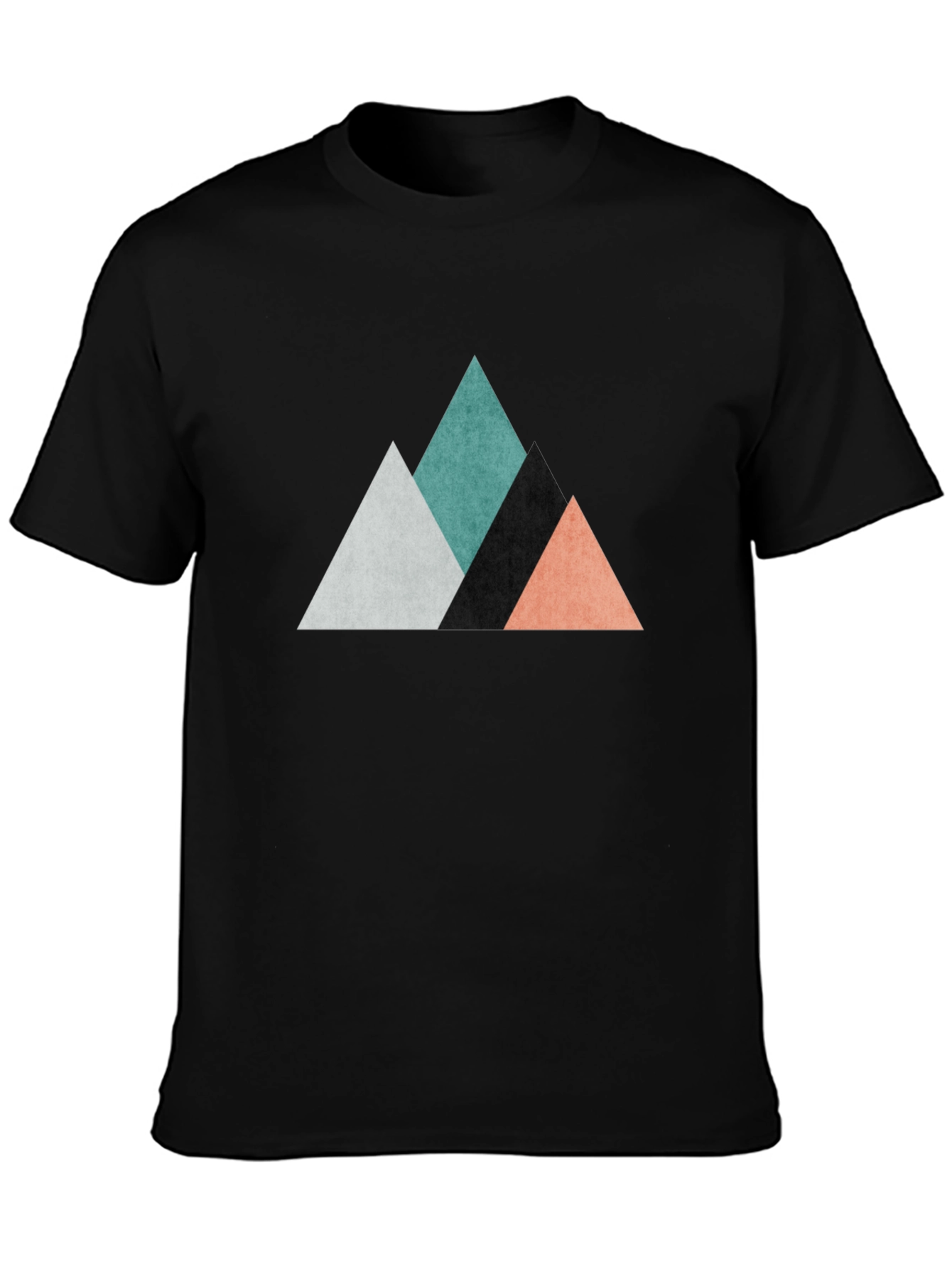 Modern Geometric Mountain T-Shirt