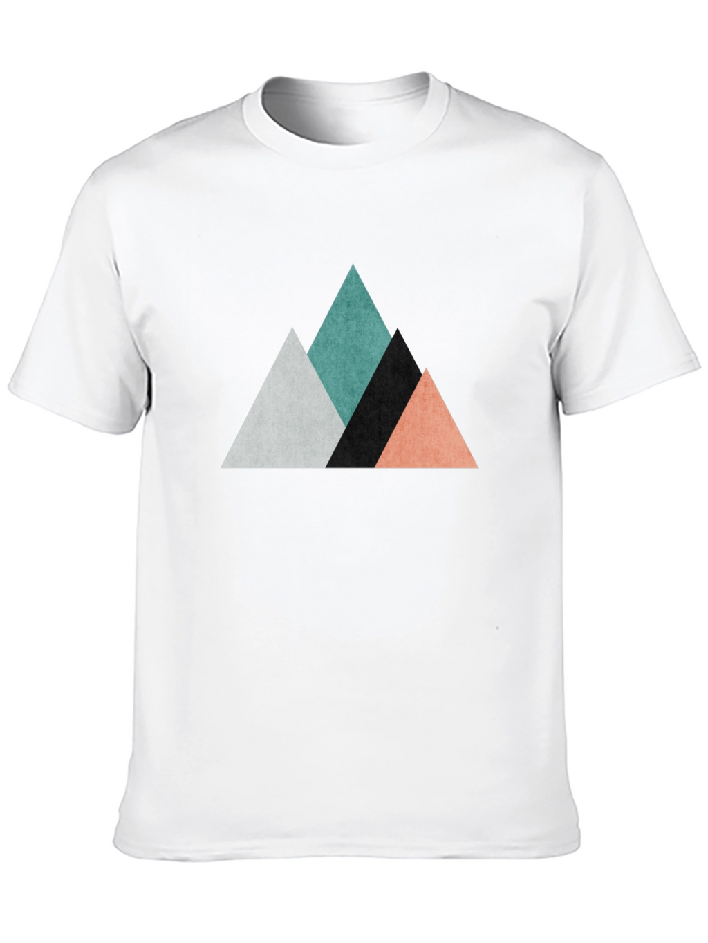 Modern Geometric Mountain T-Shirt
