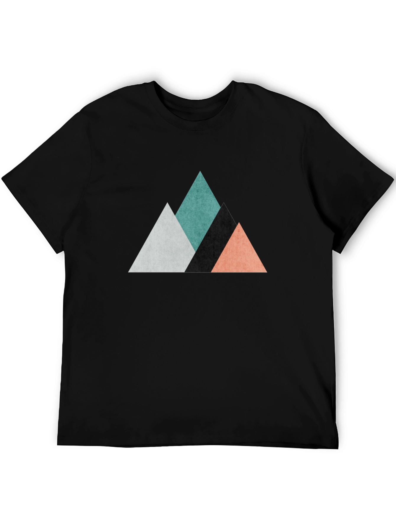 Modern Geometric Mountain T-Shirt