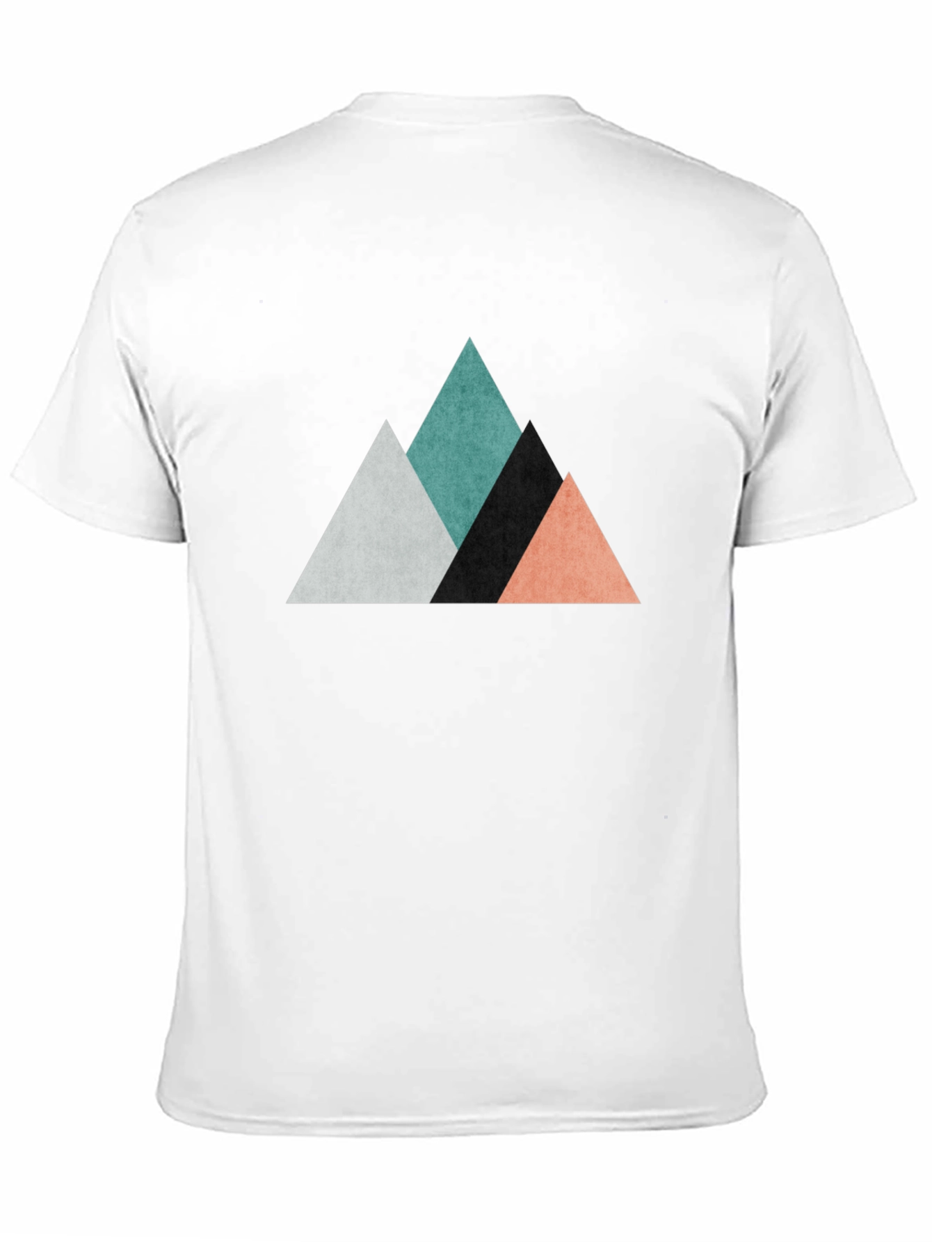 Modern Geometric Mountain T-Shirt