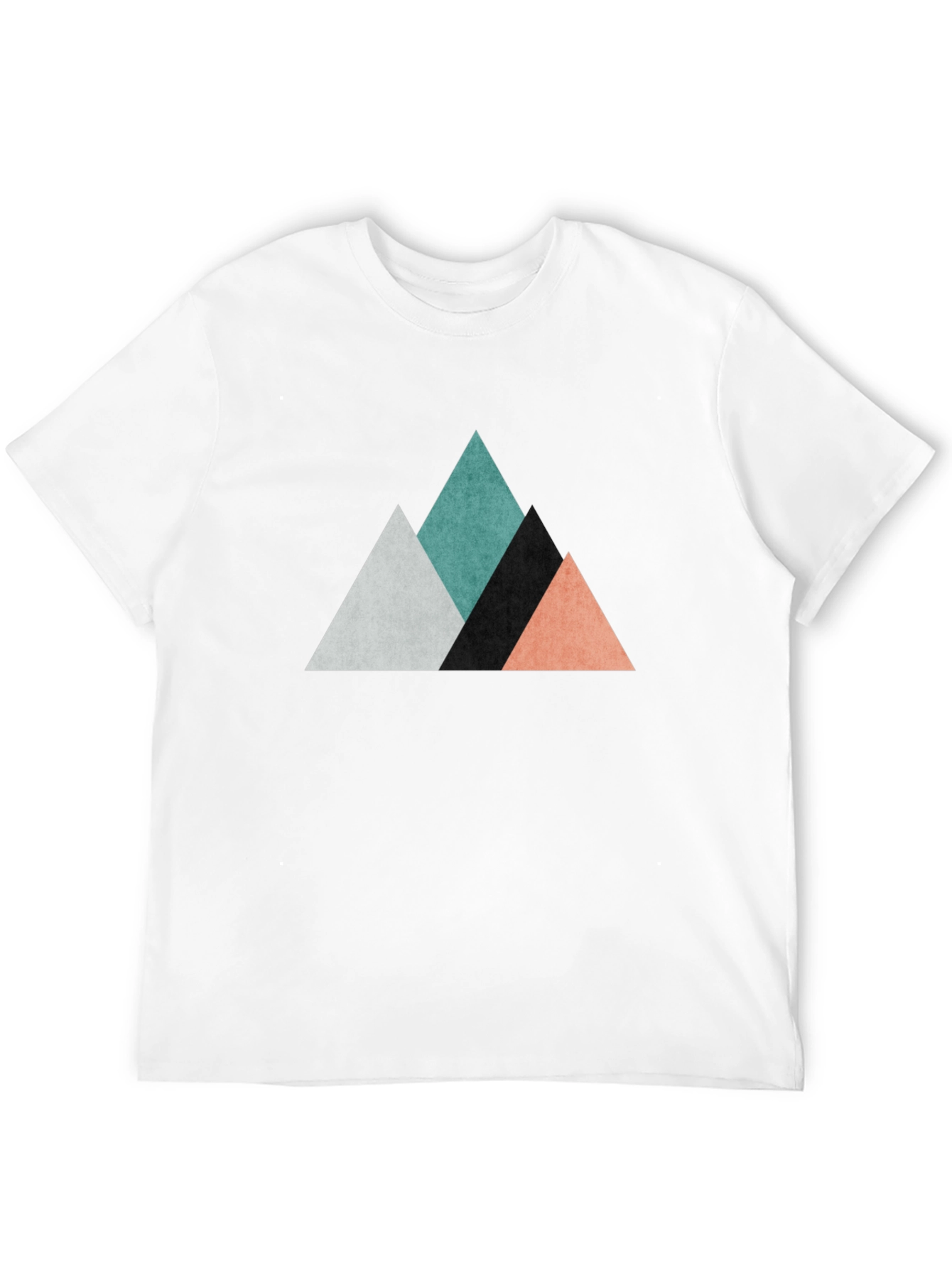 Modern Geometric Mountain T-Shirt