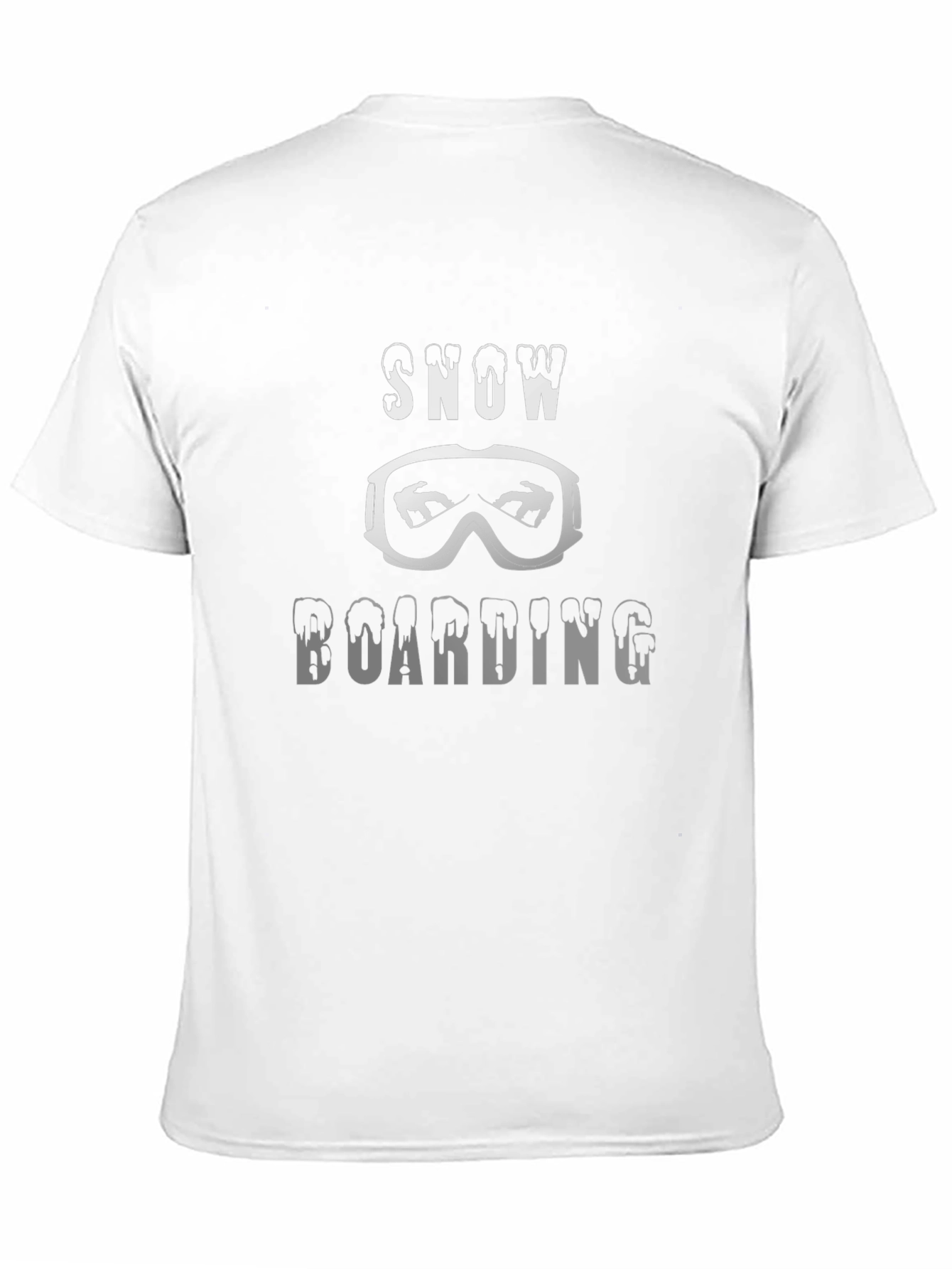 Snowboarding T-Shirt | Black Graphic Tee