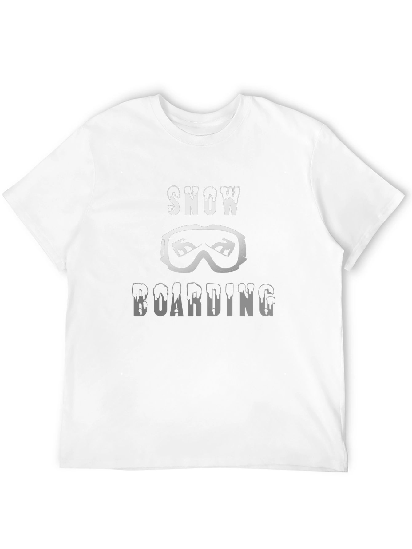Snowboarding T-Shirt | Black Graphic Tee