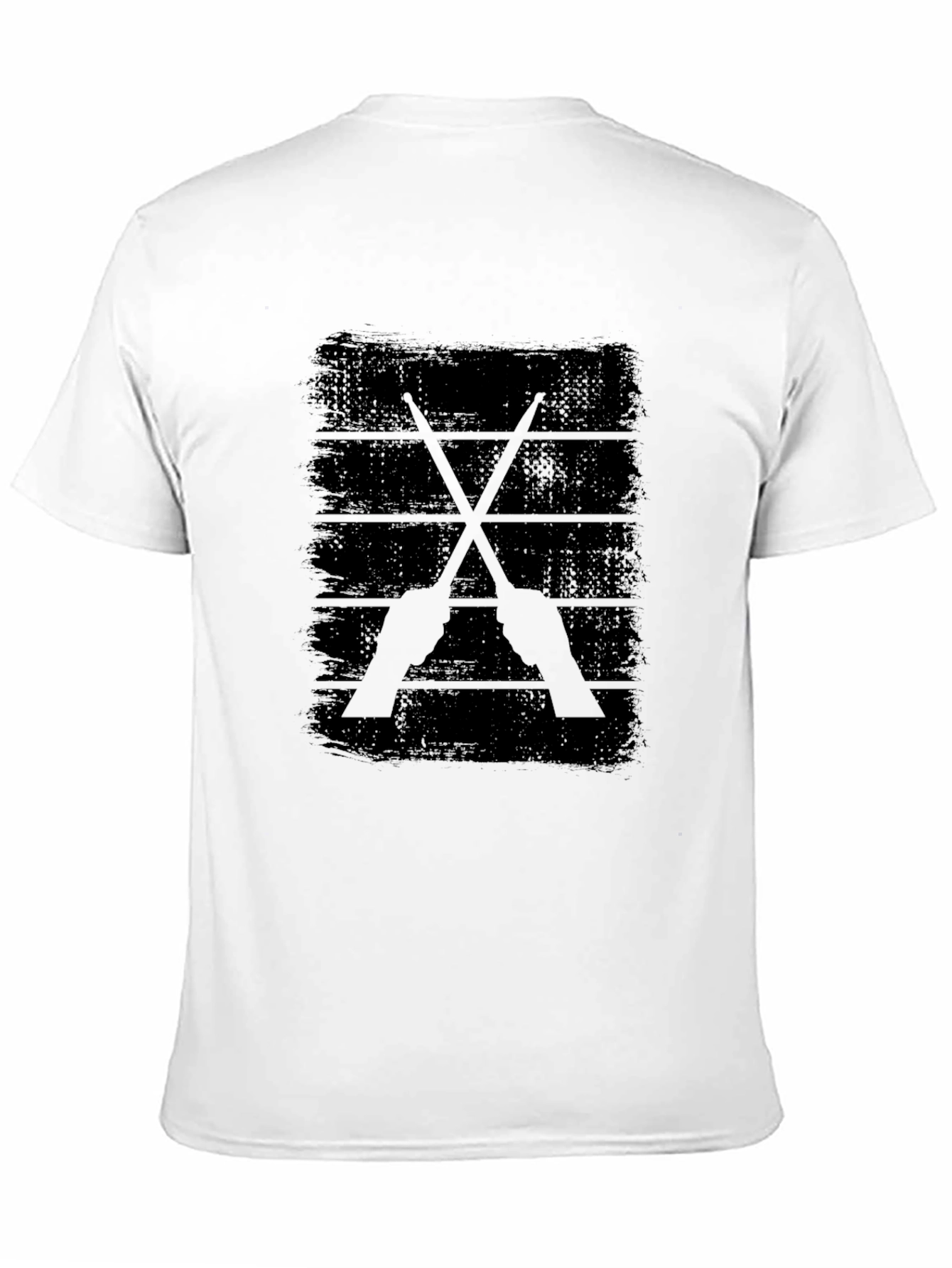 Drum Sticks Graphic Tee - Rock Band Shirt