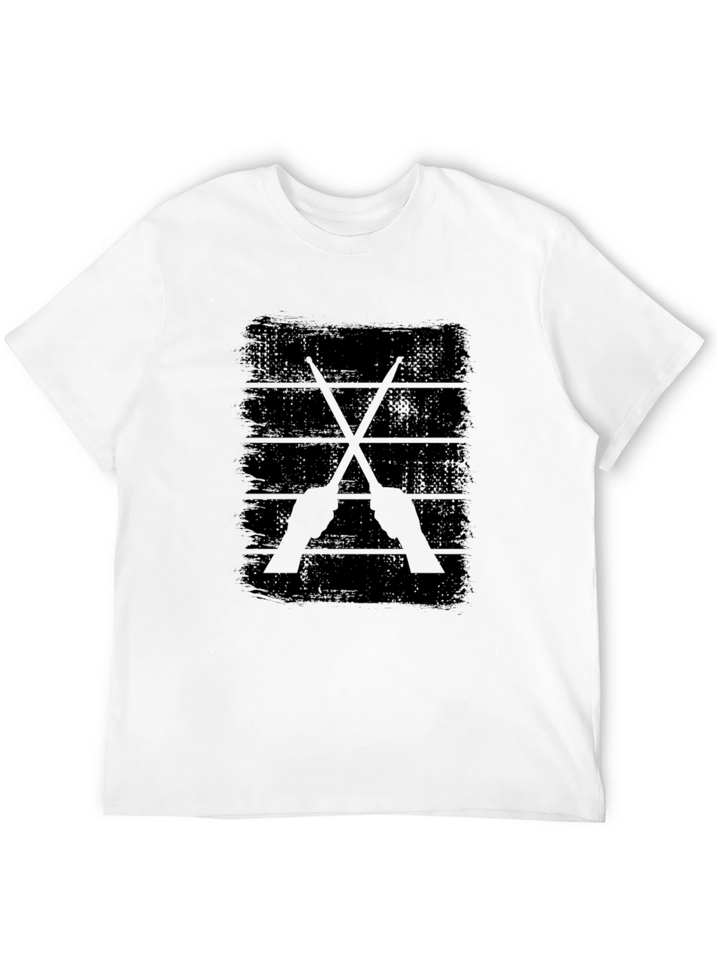 Drum Sticks Graphic Tee - Rock Band Shirt