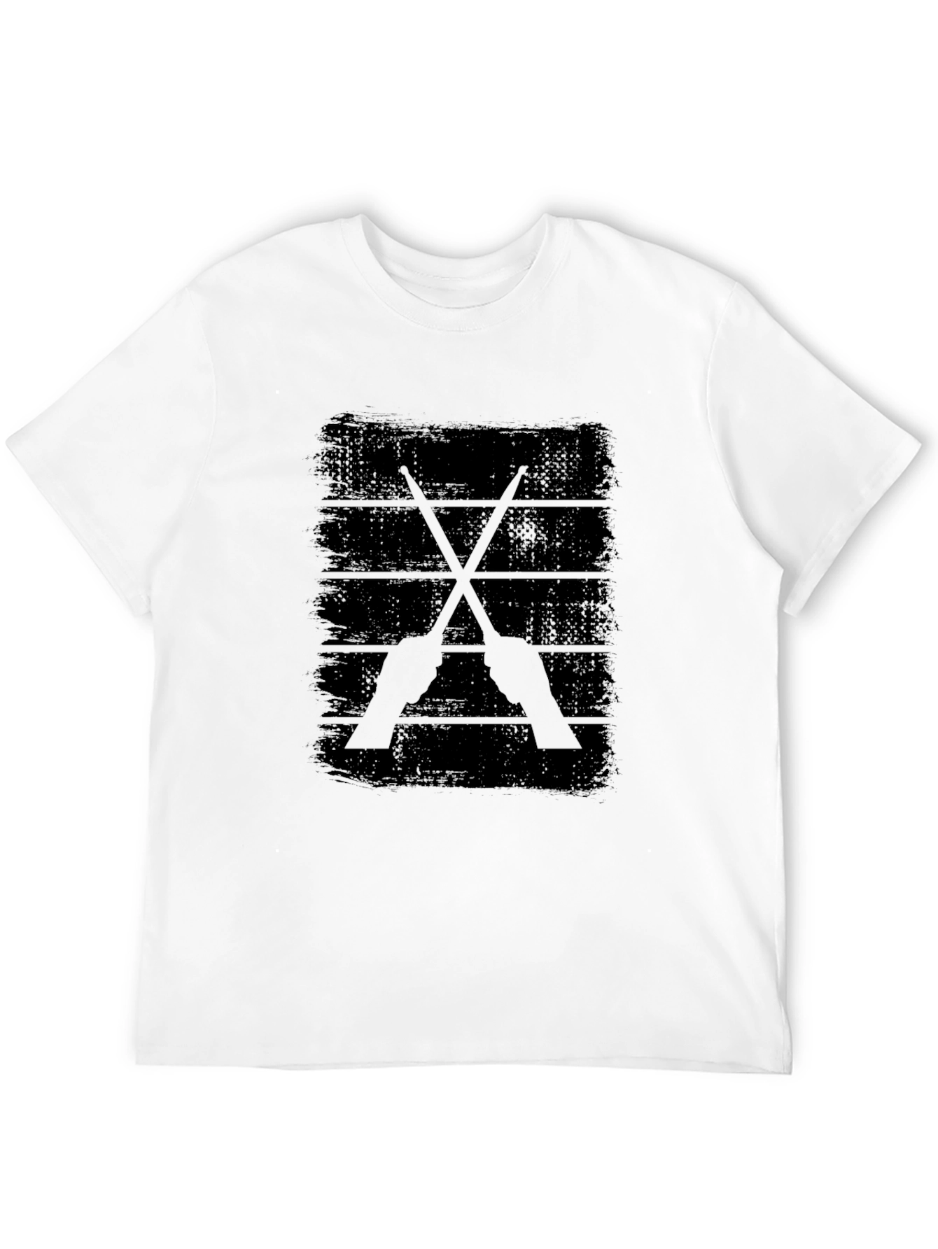Drum Sticks Graphic Tee - Rock Band Shirt