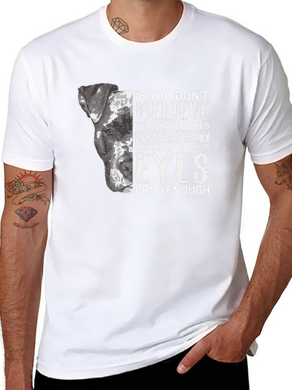 Dog Lover T-Shirt - Believe They Have Souls