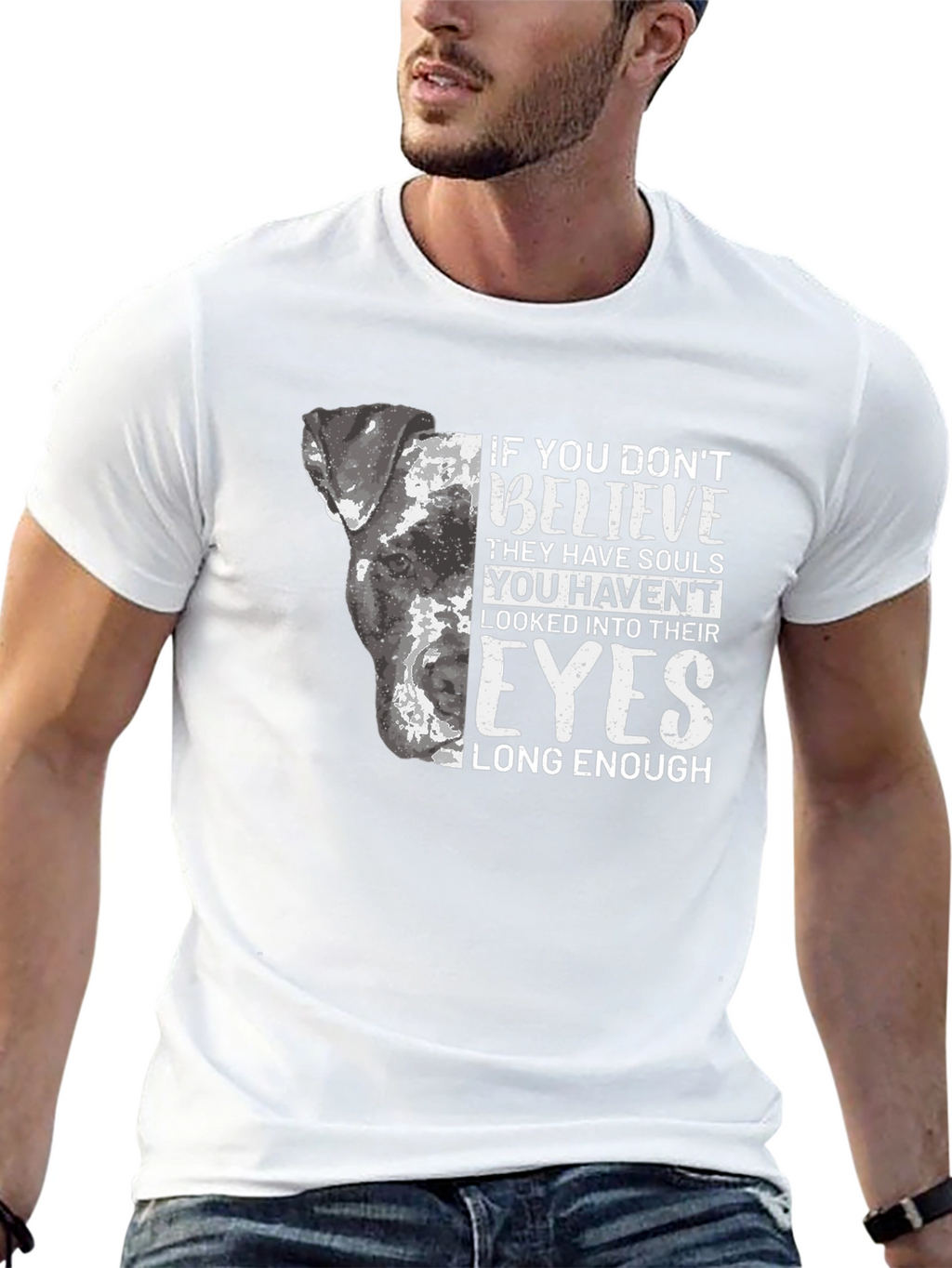 Dog Lover T-Shirt - Believe They Have Souls