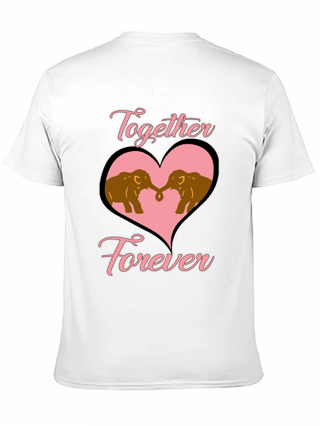 Elephant Love T-Shirt - Together Forever Design