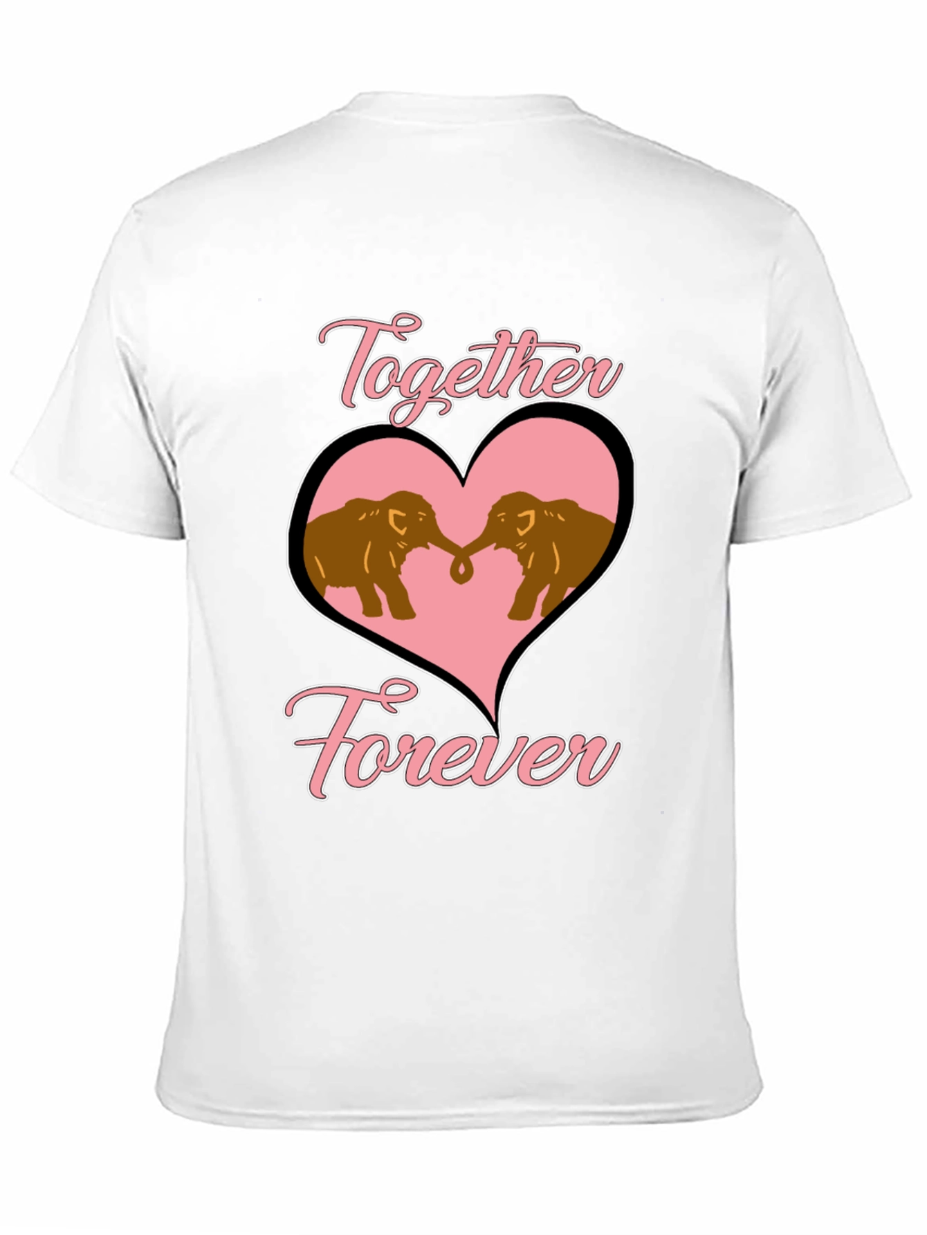 Elephant Love T-Shirt - Together Forever Design
