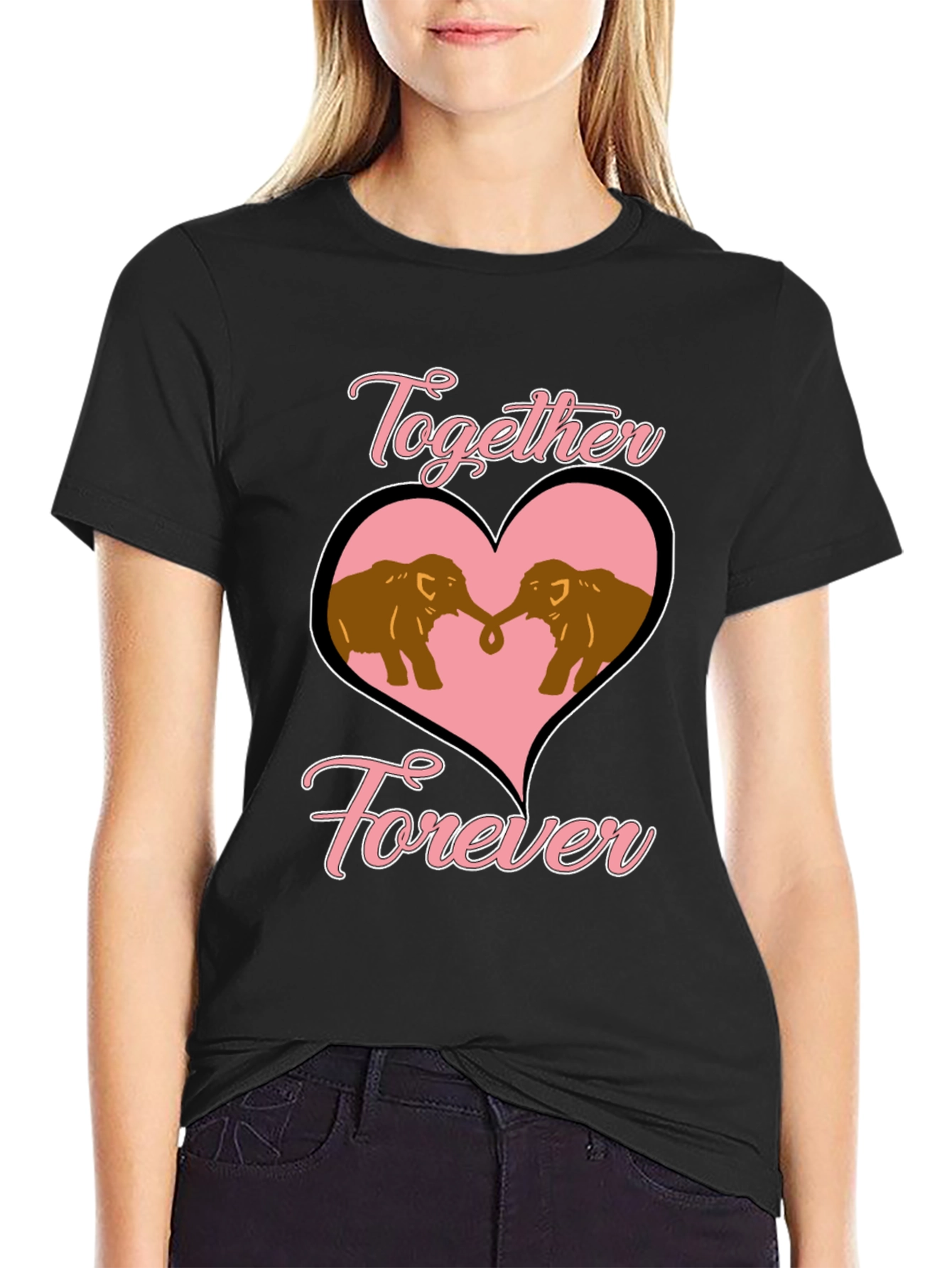 Elephant Love T-Shirt - Together Forever Design