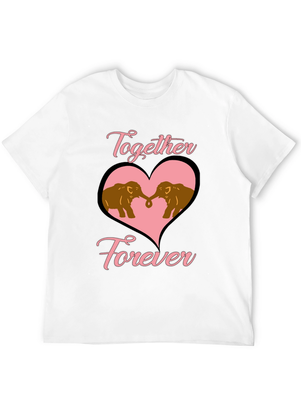 Elephant Love T-Shirt - Together Forever Design
