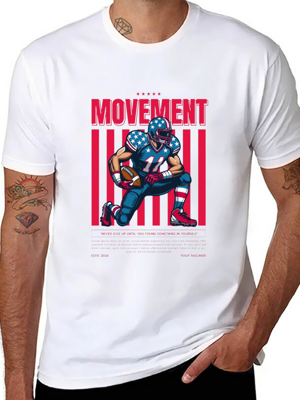 American Football Movement T-Shirt