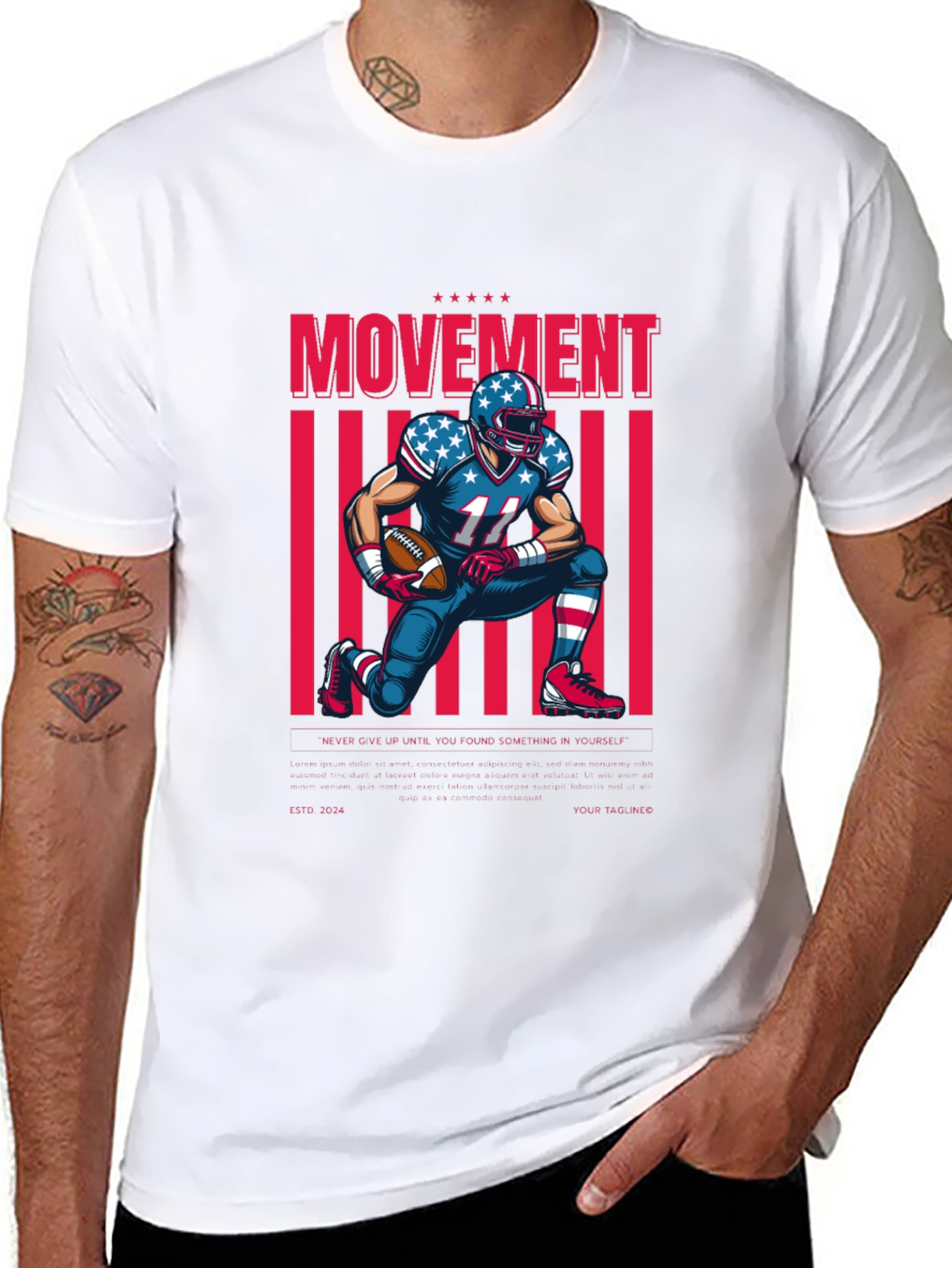 American Football Movement T-Shirt