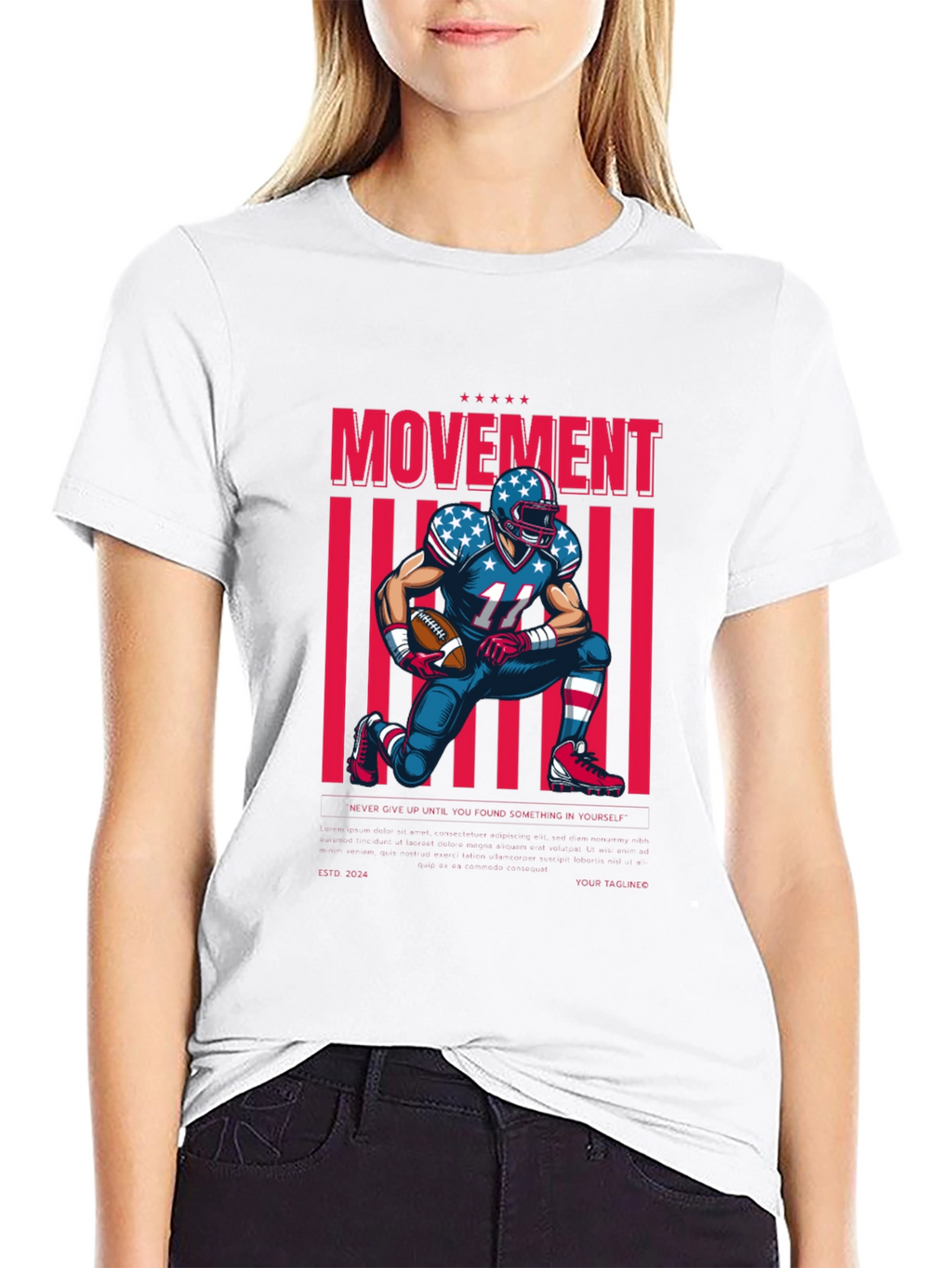 American Football Movement T-Shirt