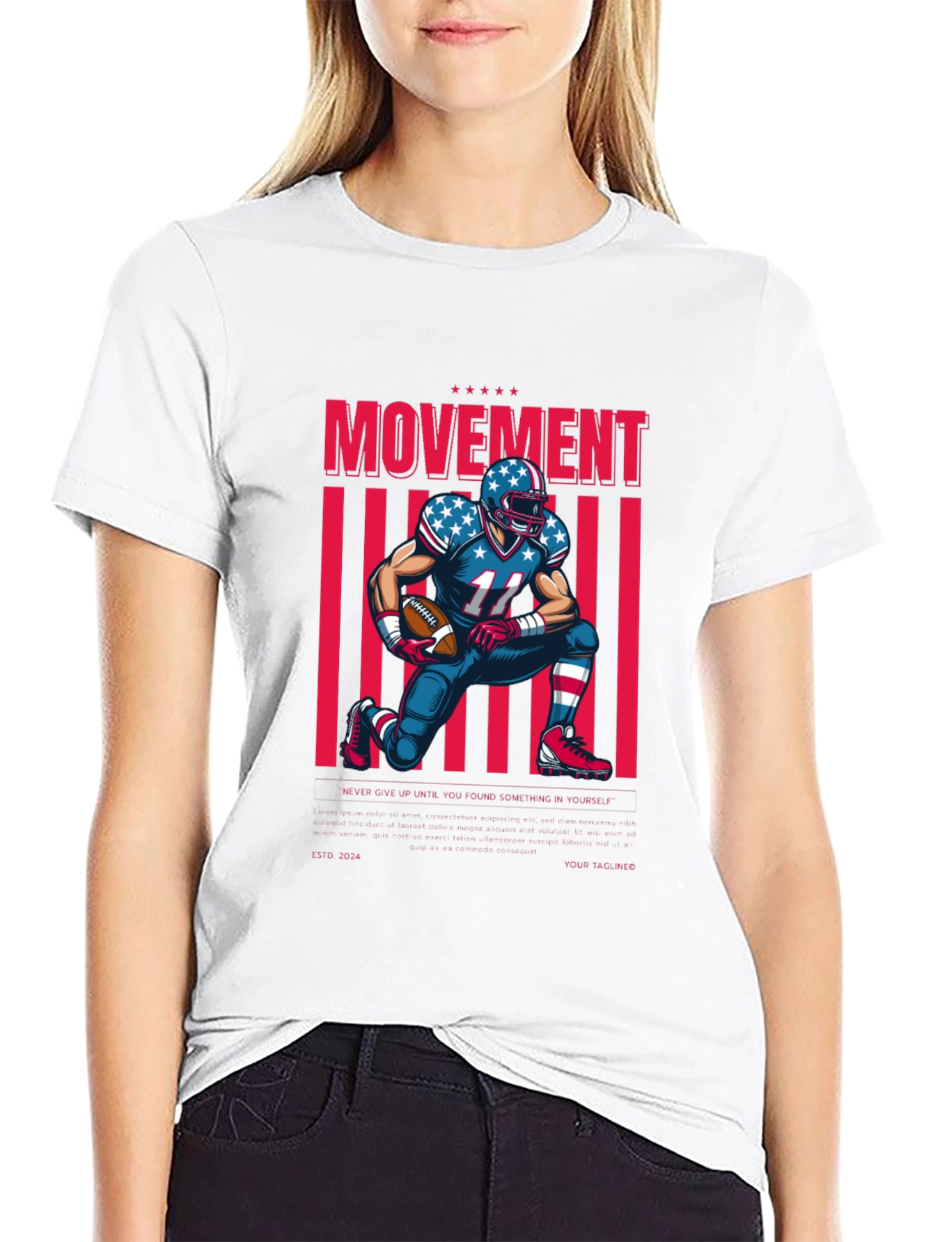 American Football Movement T-Shirt