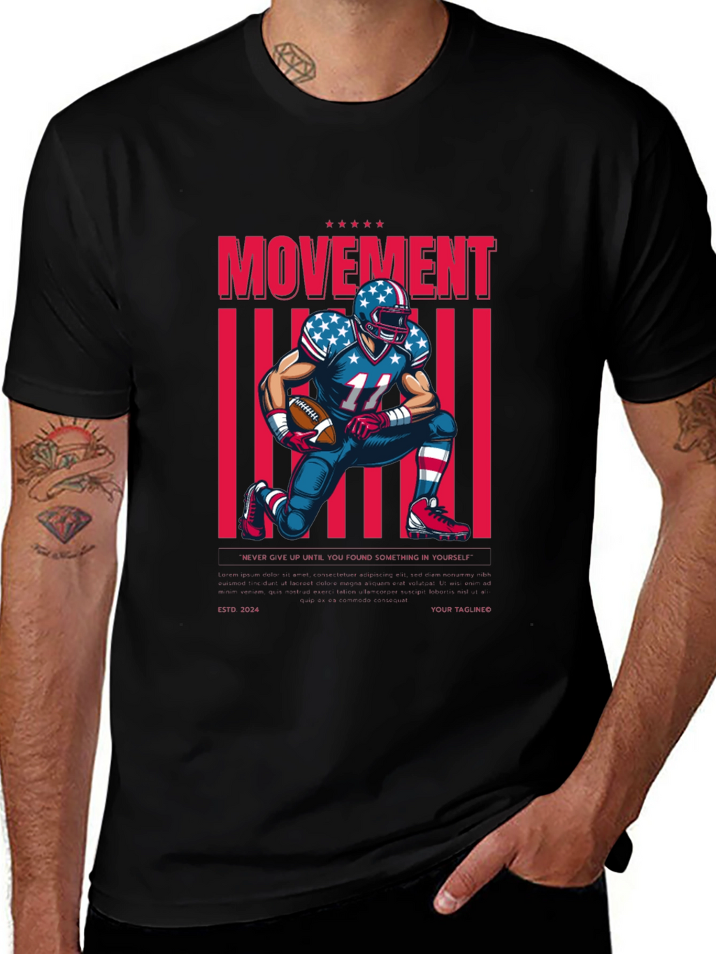 American Football Movement T-Shirt