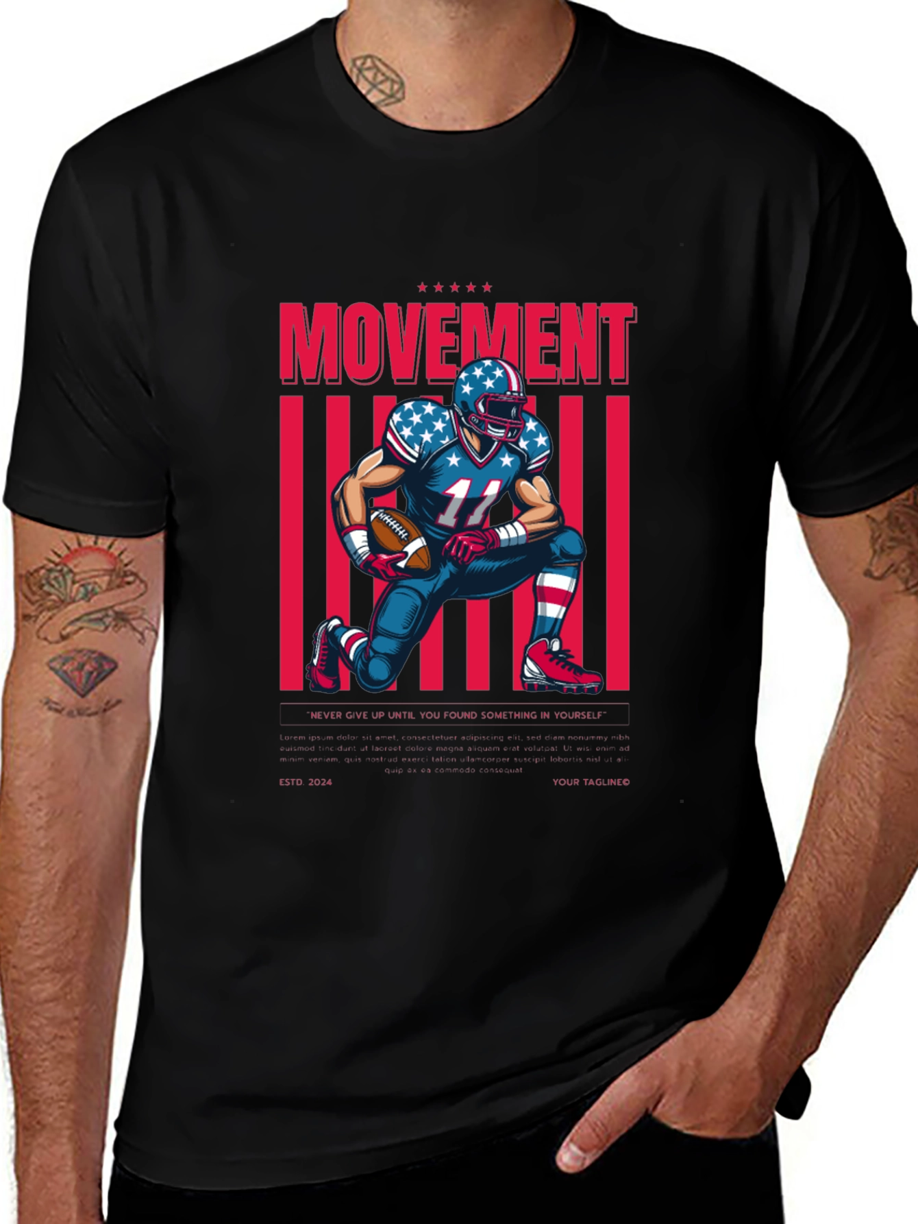 American Football Movement T-Shirt