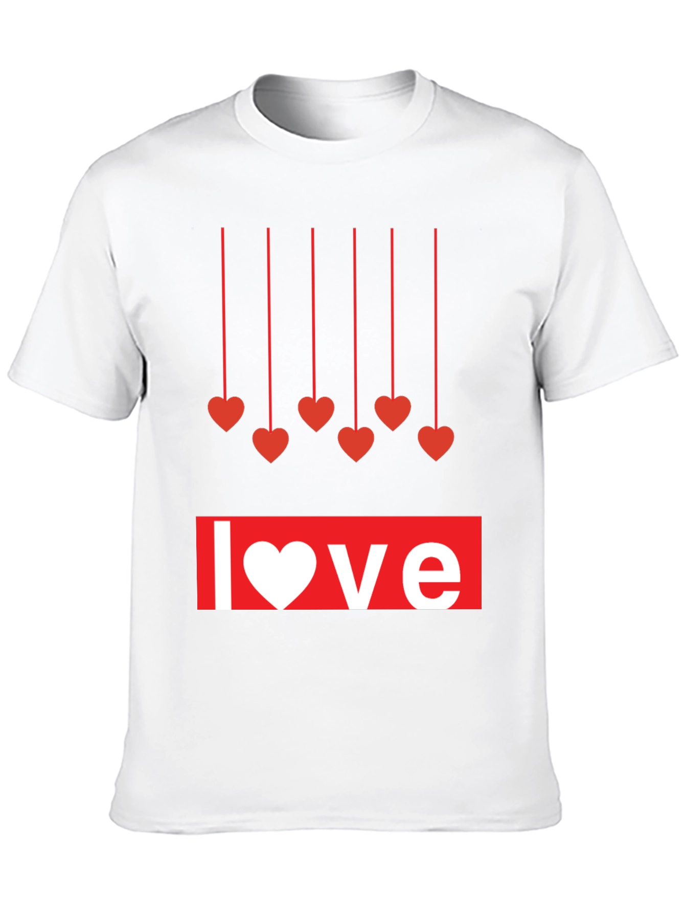 Love Heartstrings Graphic Tee - Black