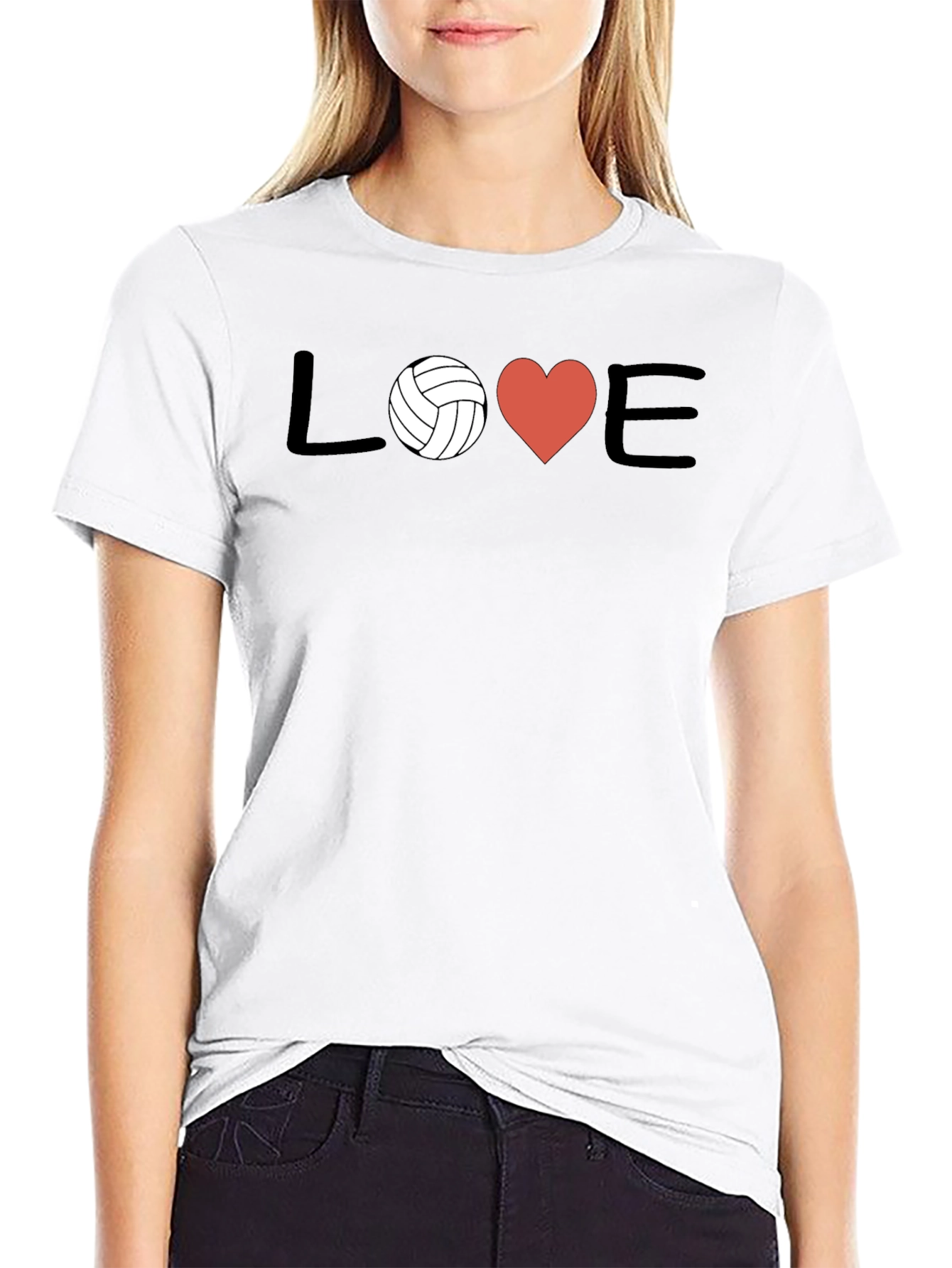 Volleyball Love Graphic T-Shirt
