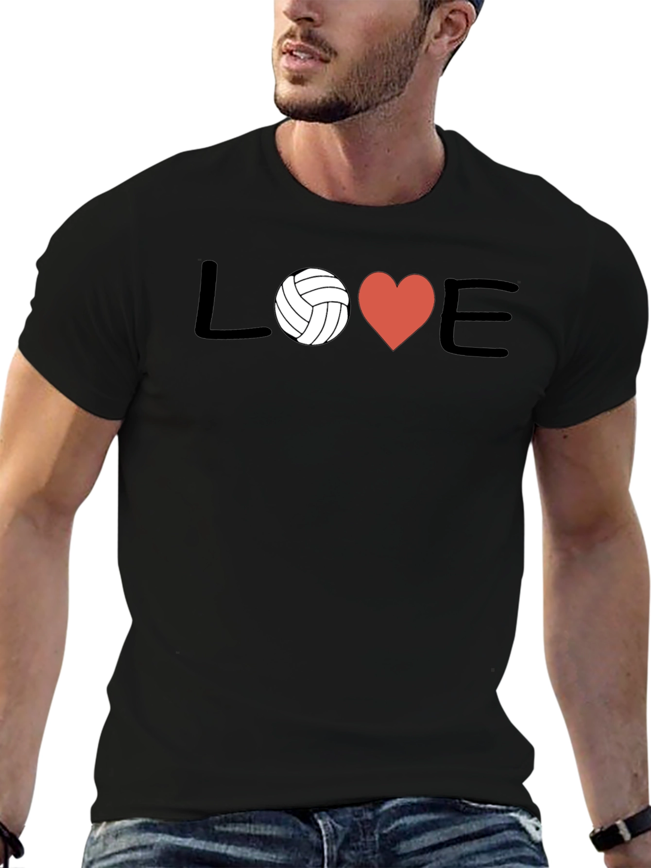 Volleyball Love Graphic T-Shirt