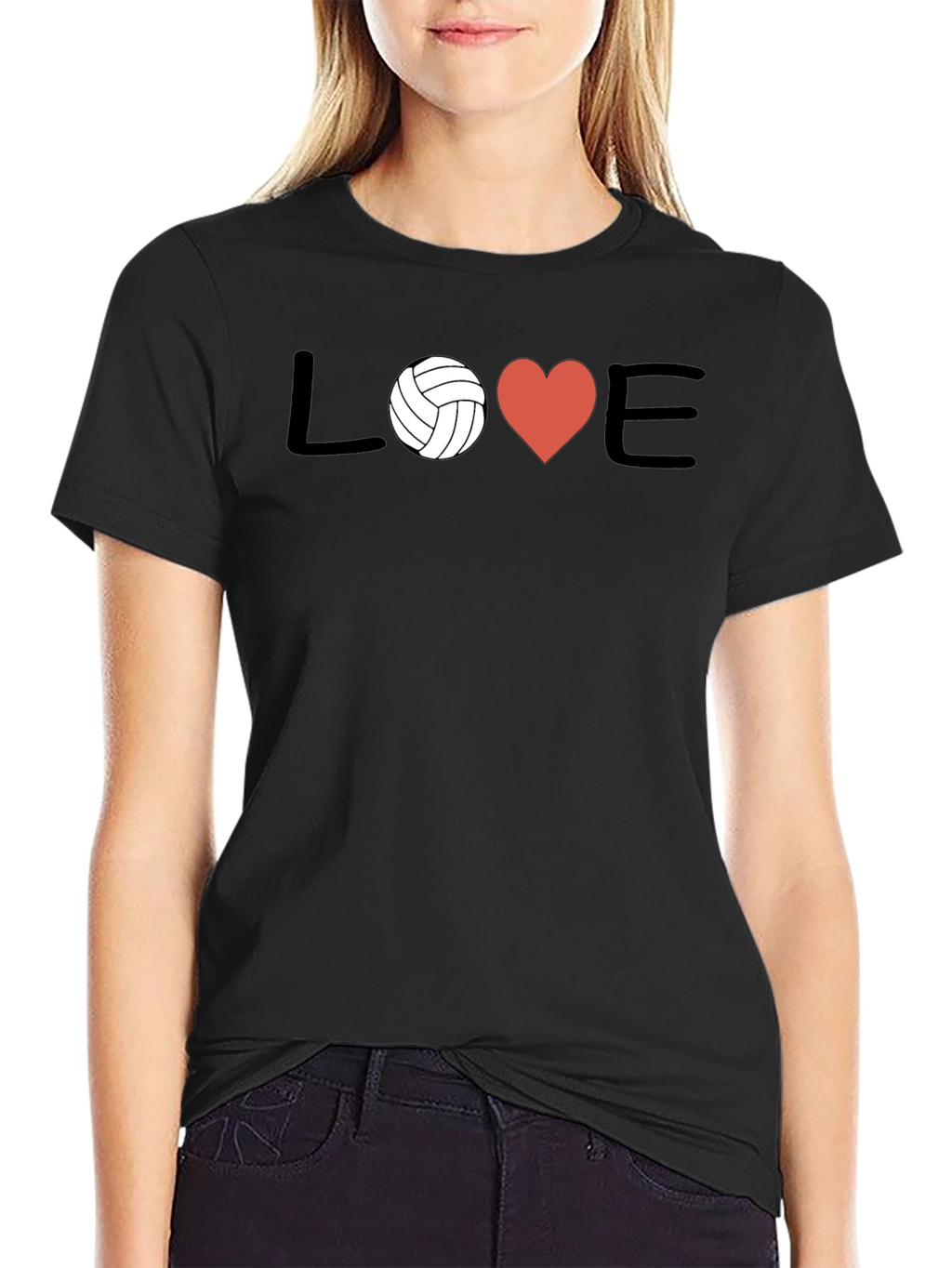 Volleyball Love Graphic T-Shirt