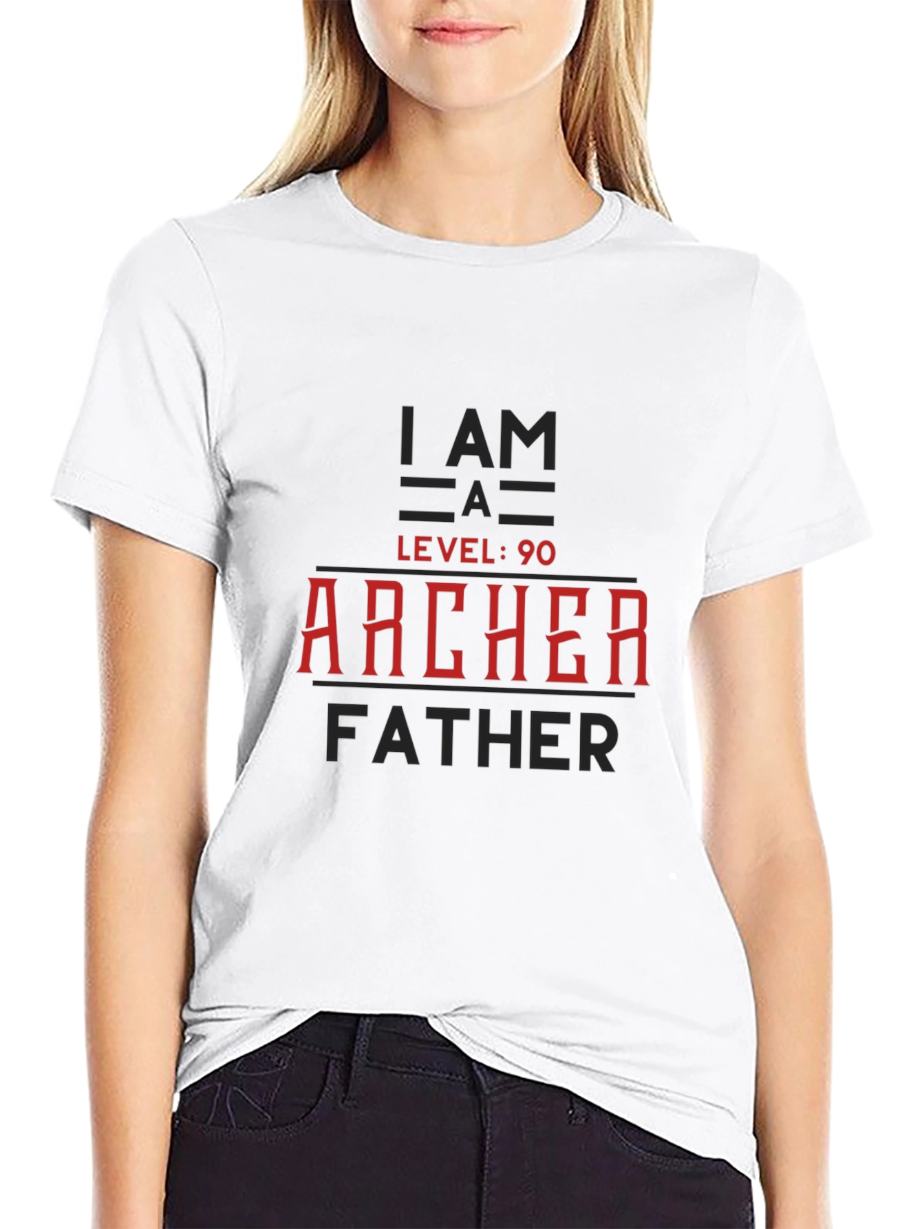Archer Father T-Shirt - Level 90 Dad Tee