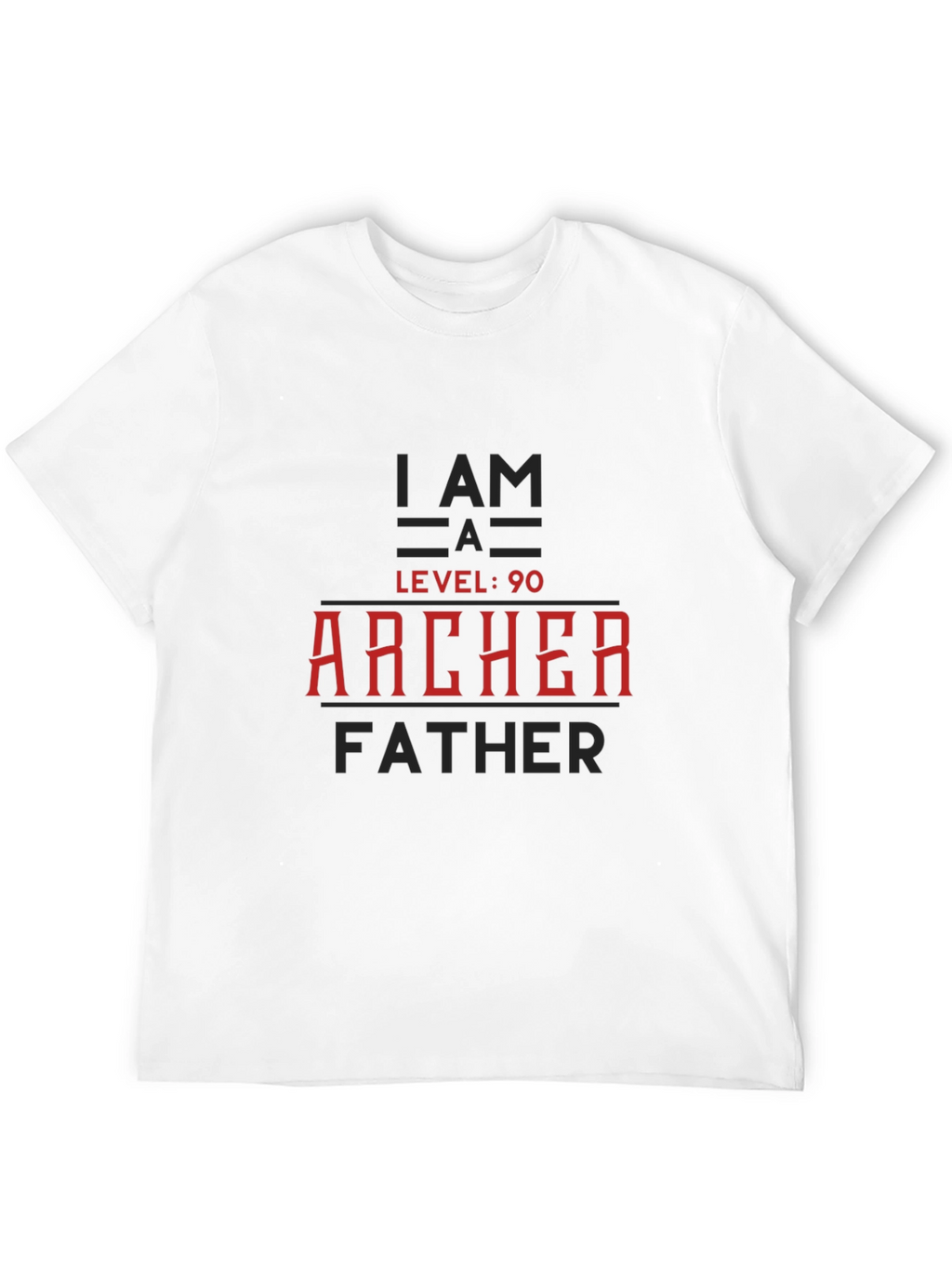 Archer Father T-Shirt - Level 90 Dad Tee