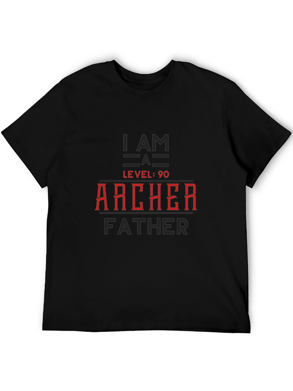 Archer Father T-Shirt - Level 90 Dad Tee