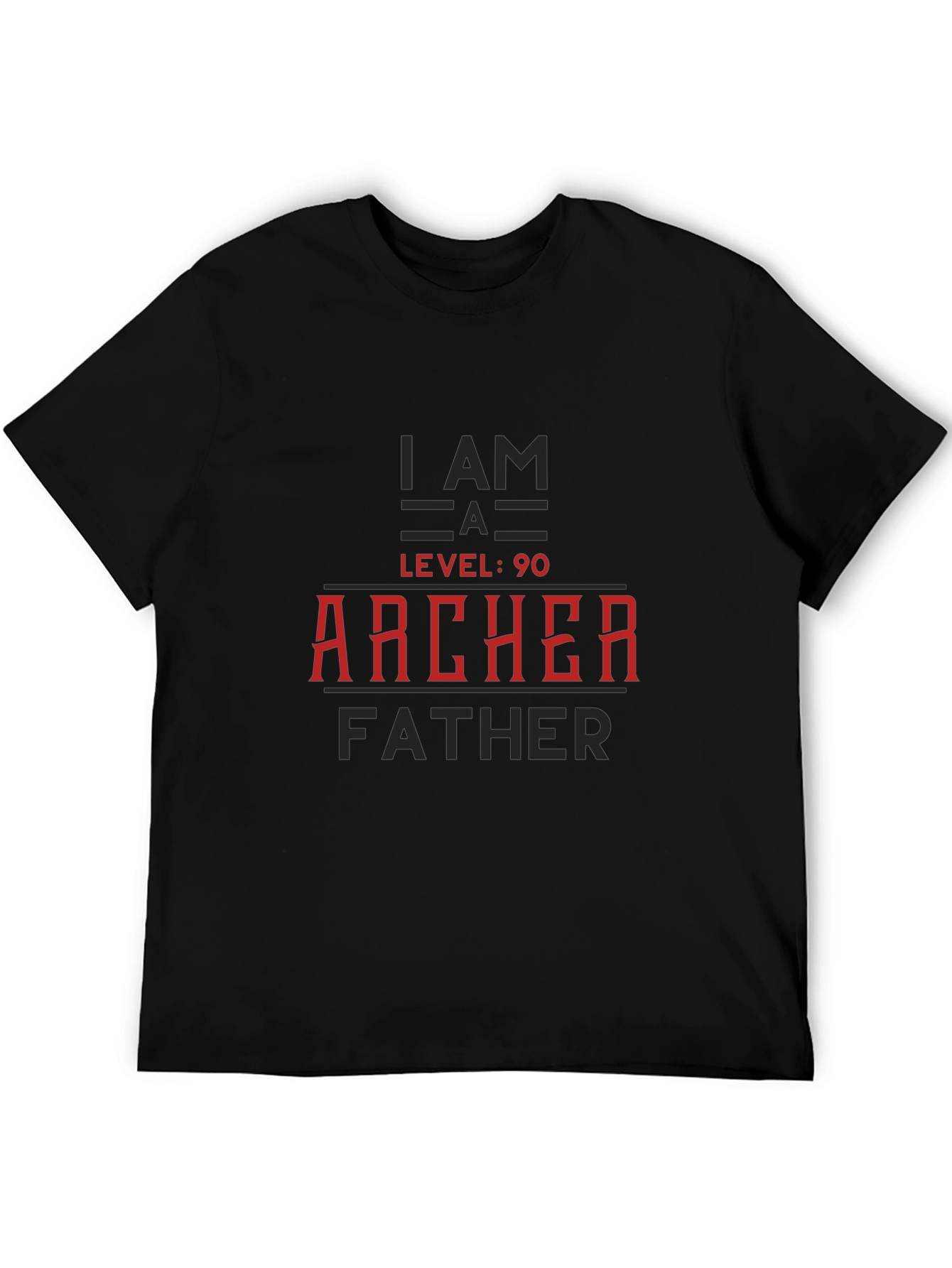 Archer Father T-Shirt - Level 90 Dad Tee