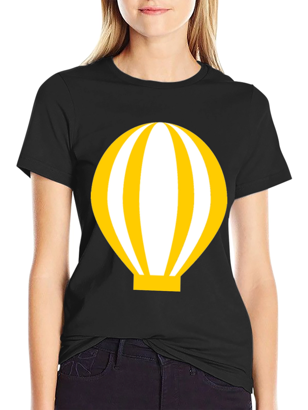 Balloon Graphic Black T-Shirt