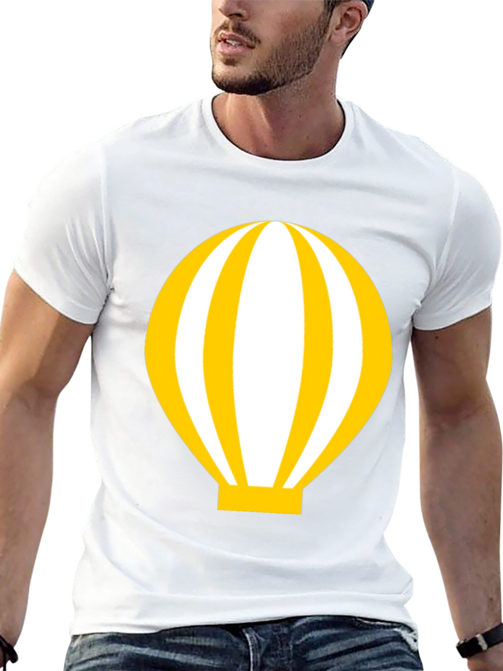 Balloon Graphic Black T-Shirt