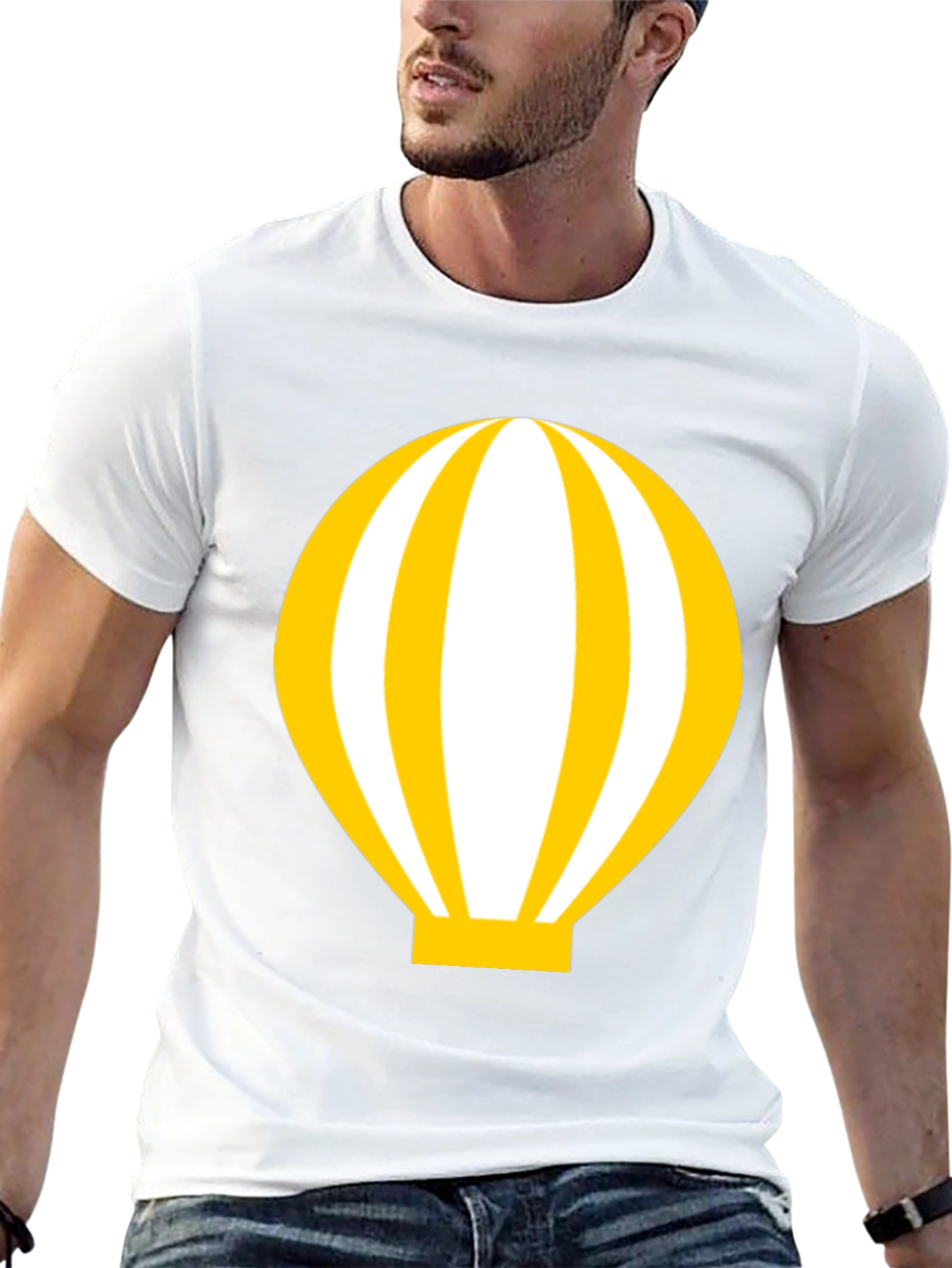 Balloon Graphic Black T-Shirt