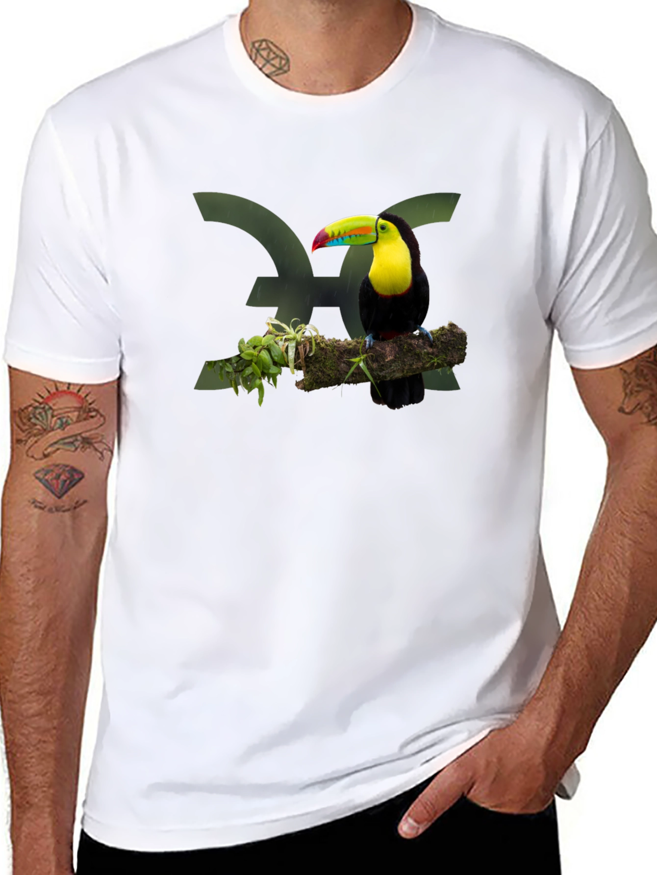 Toucans Graphic T-Shirt - Stylish Mens Tee