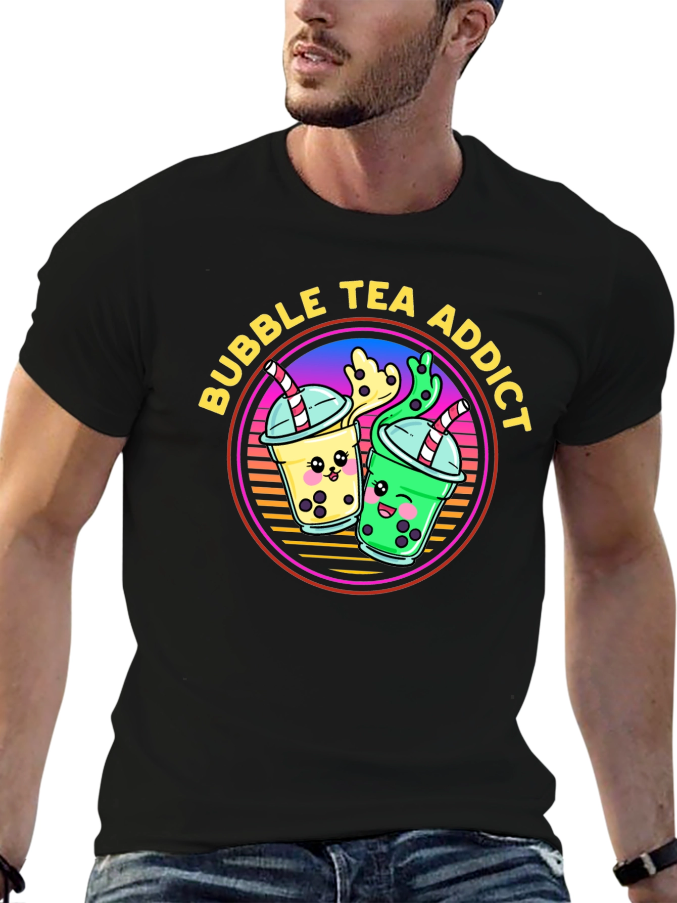 Bubble Tea Addict Graphic Tee