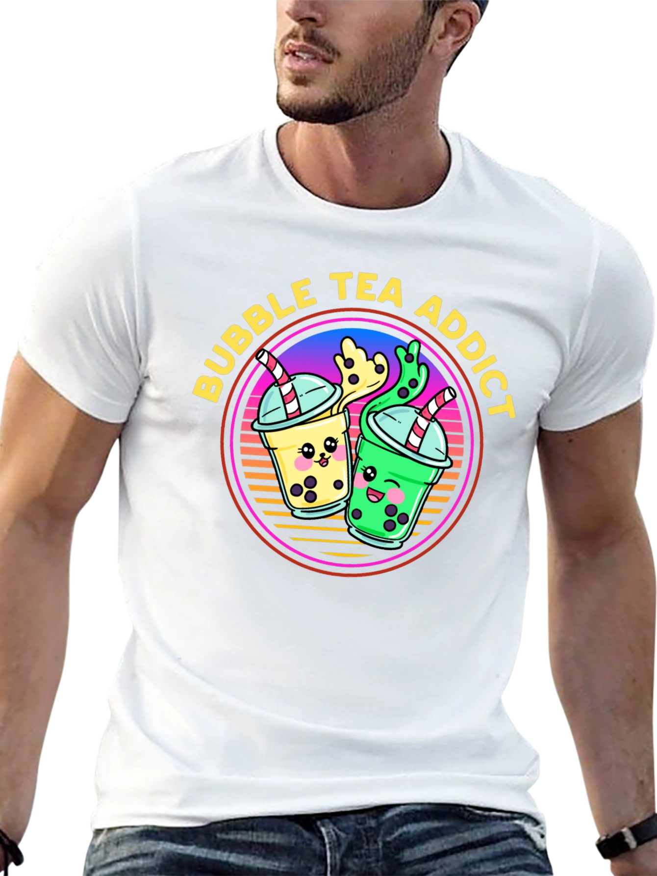 Bubble Tea Addict Graphic Tee
