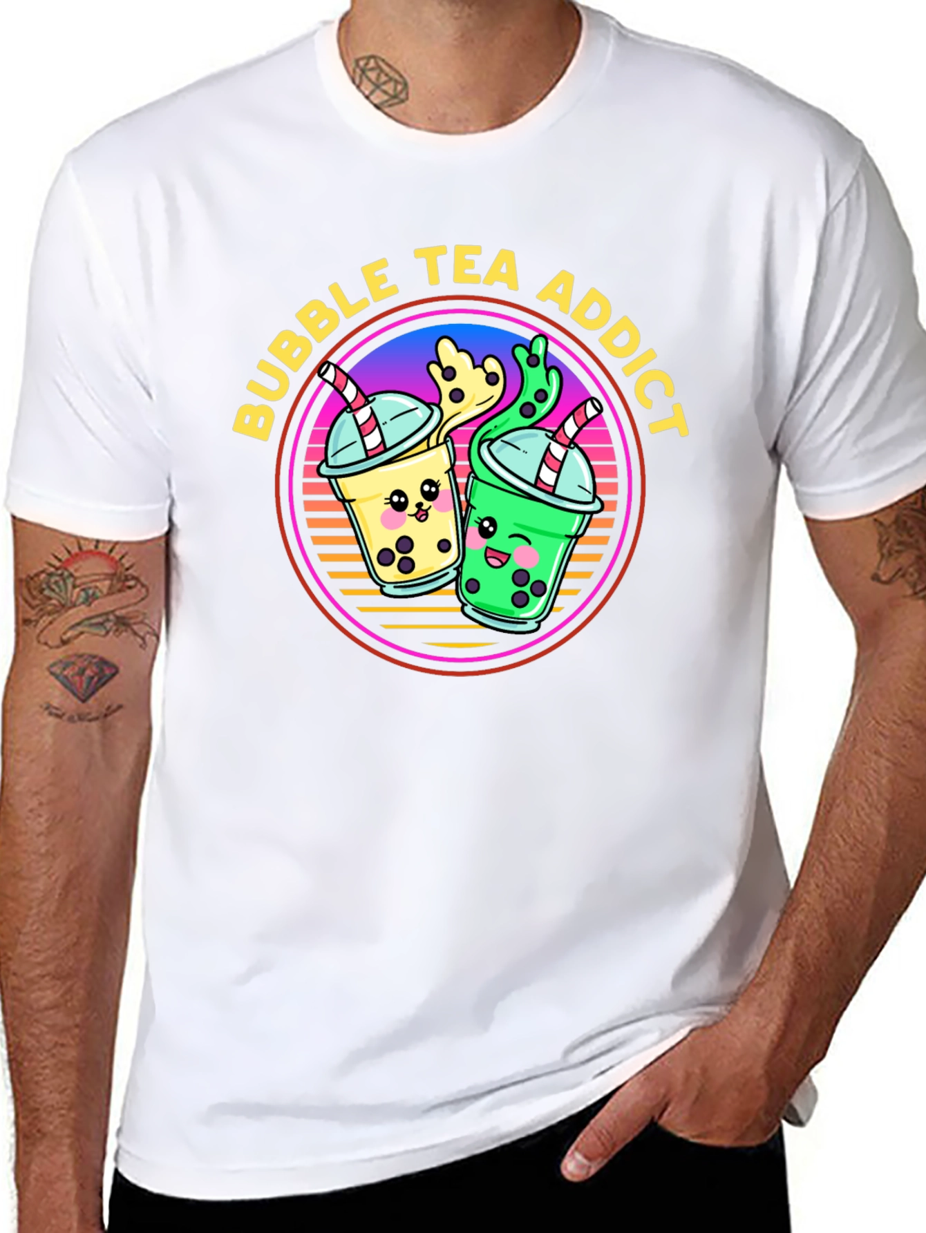 Bubble Tea Addict Graphic Tee