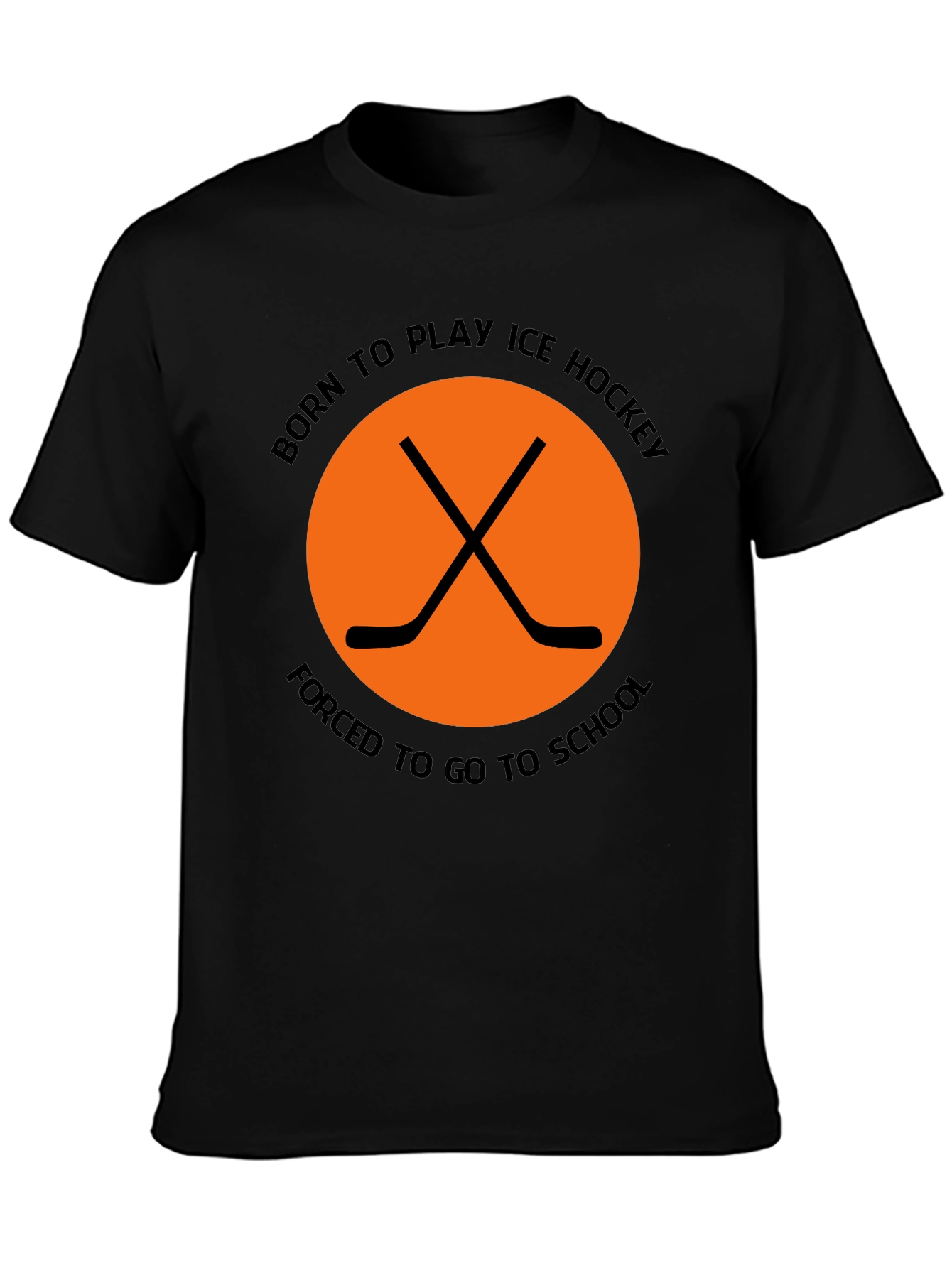 Born to Play Ice Hockey T-Shirt - Funny Hockey Tee