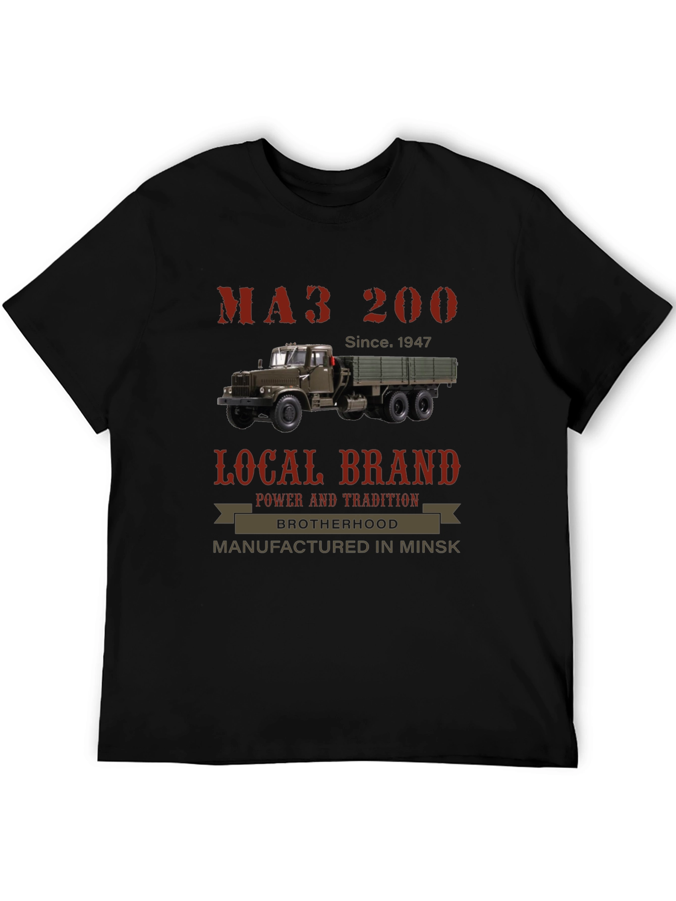 MA3 200 Truck T-Shirt - Vintage Style