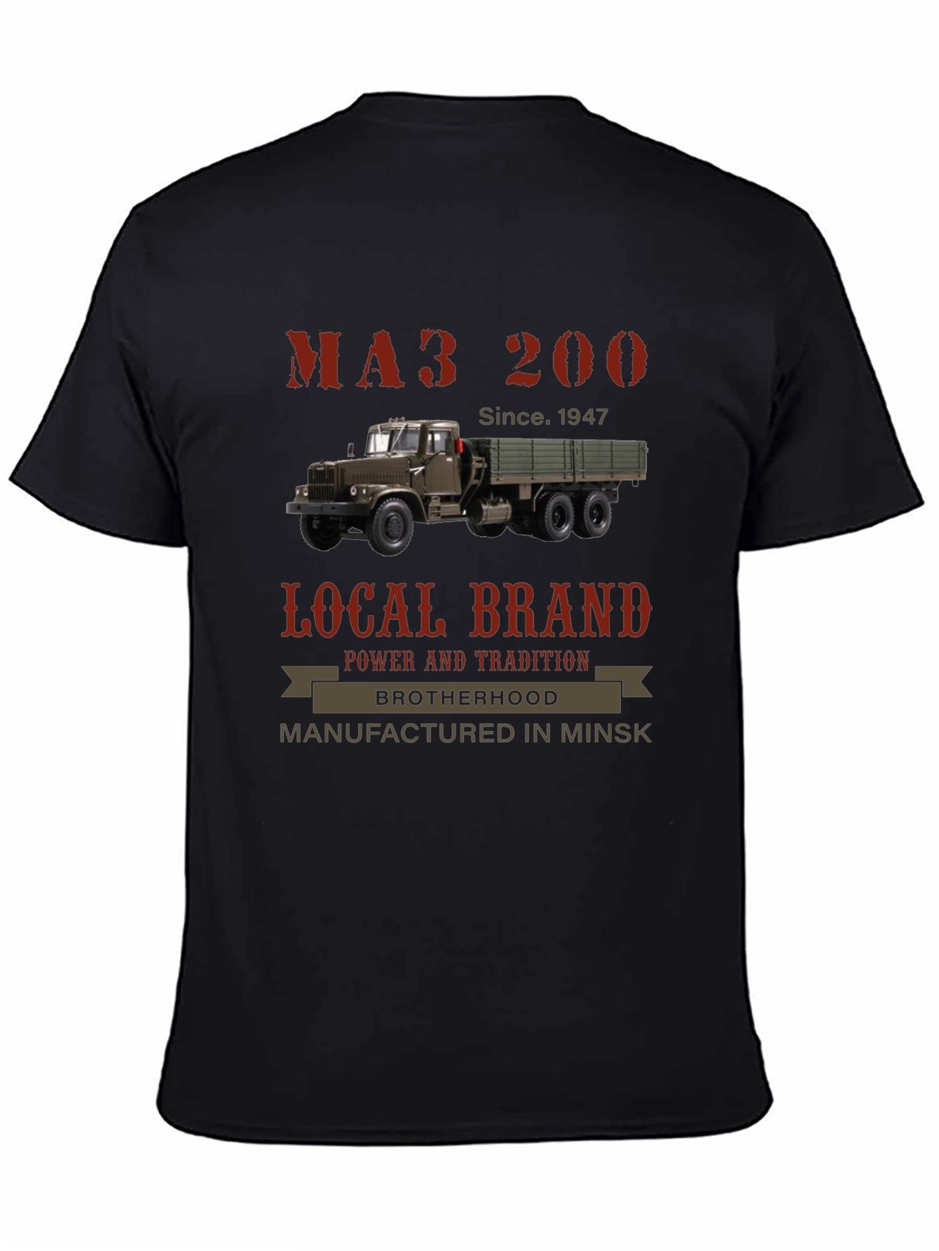 MA3 200 Truck T-Shirt - Vintage Style