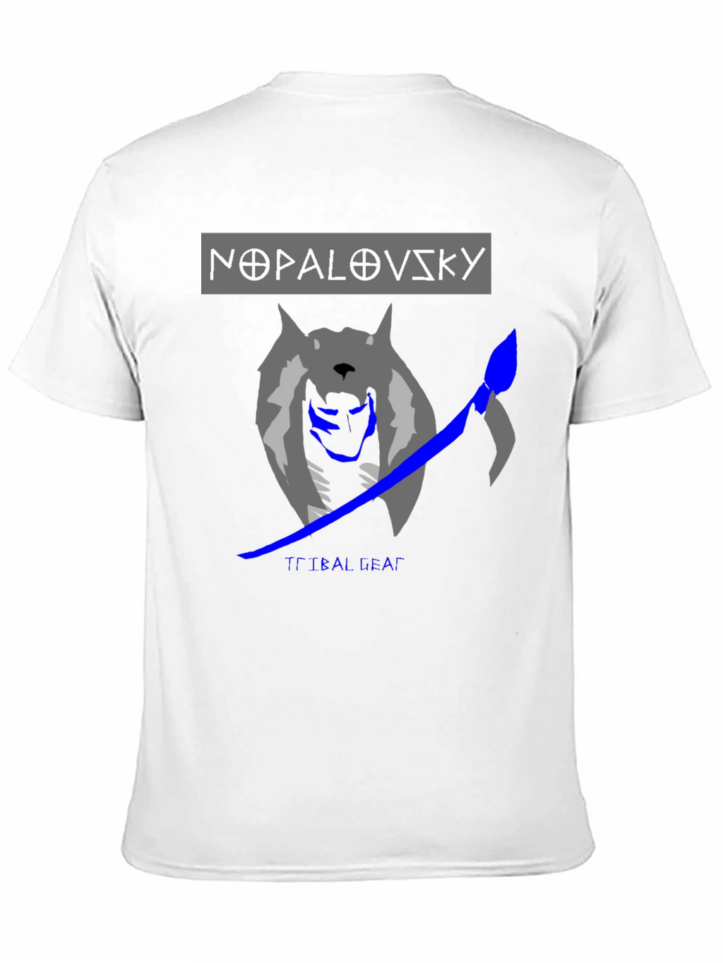 Nopalovsky Tribal Gear Wolf Graphic T-Shirt